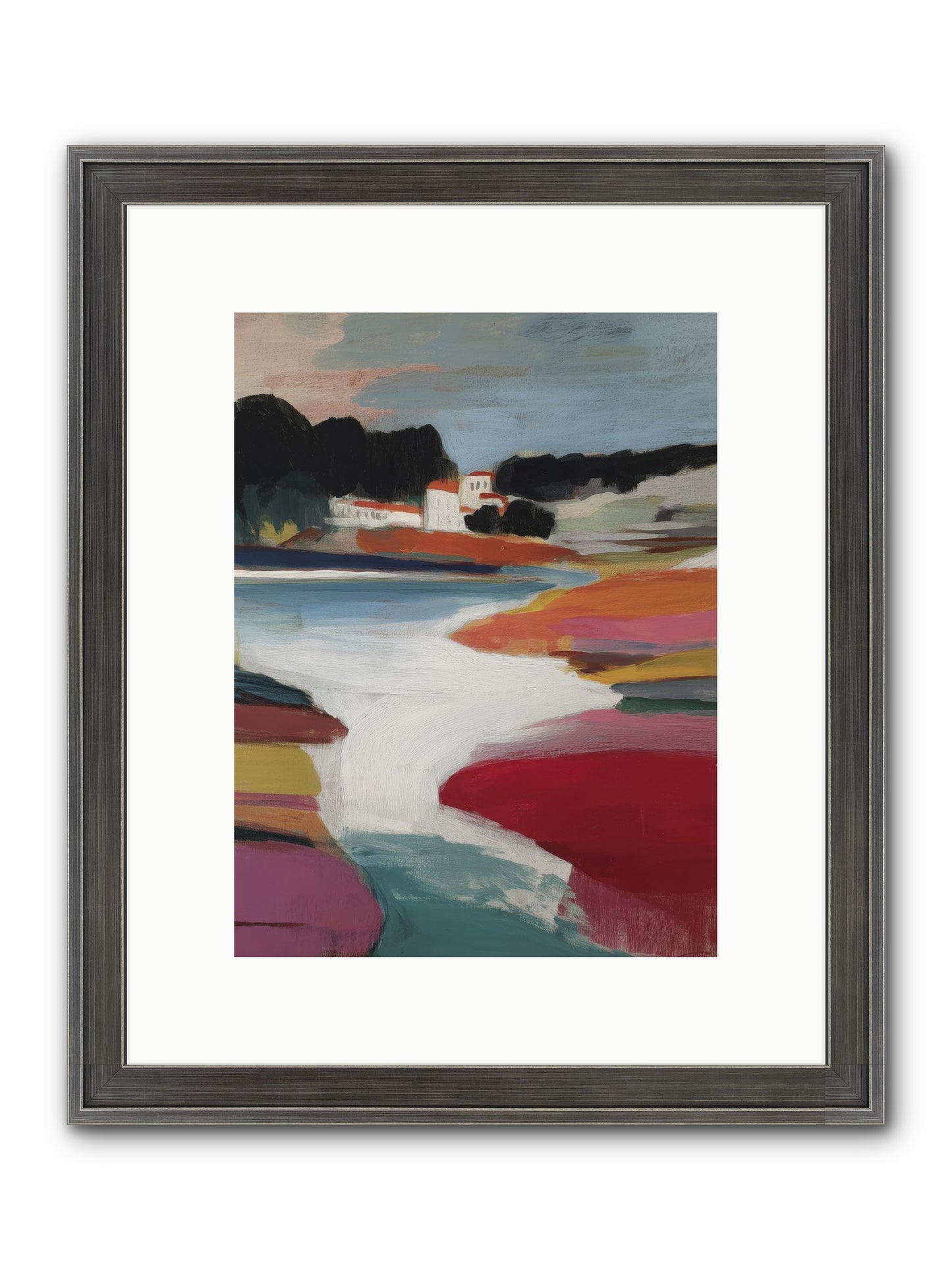 Dawnseeker Framed Print - Slimwoods Black/Silver 9x12