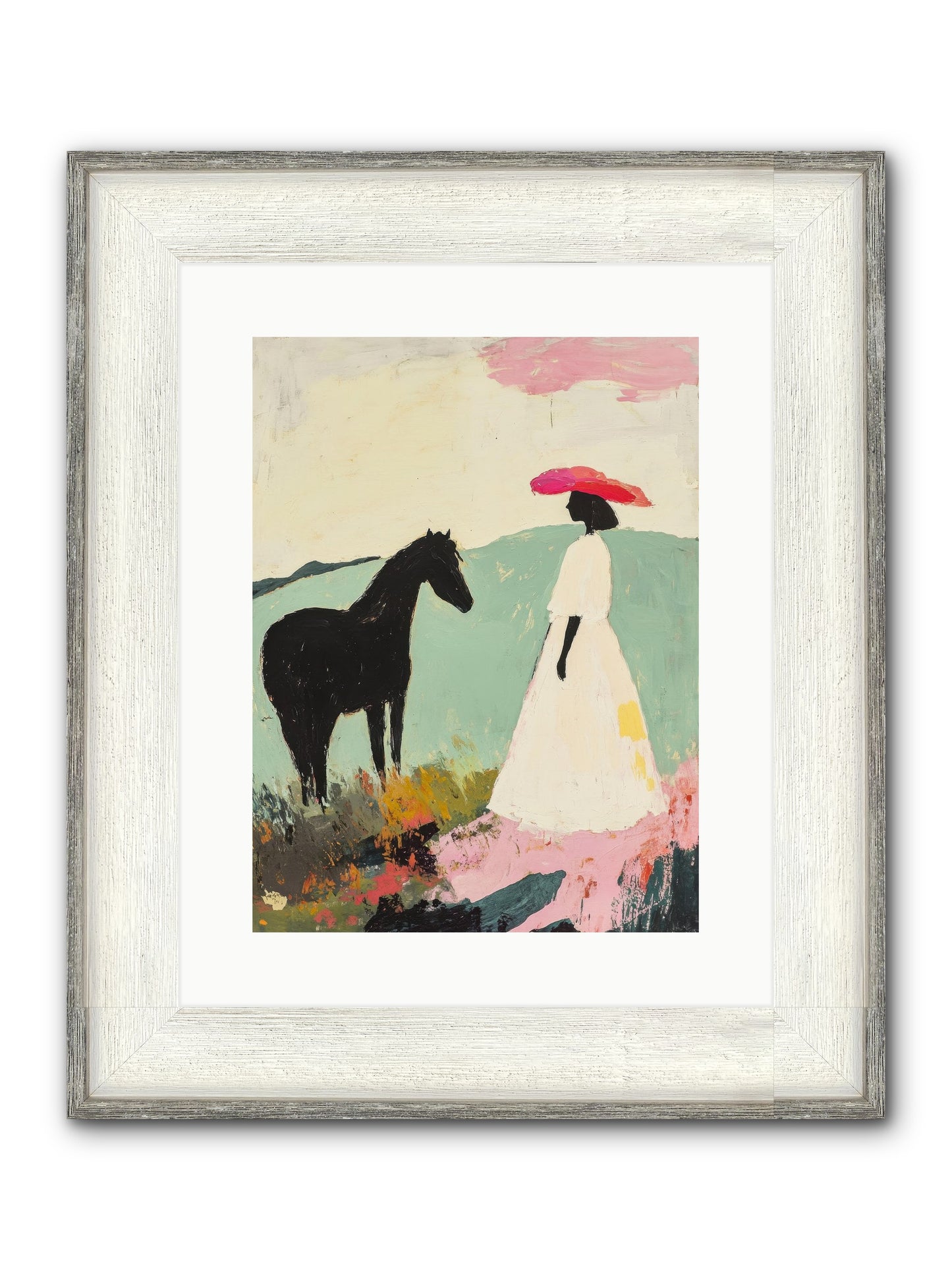 Daybreak Framed Print - Driftwood White 12x16