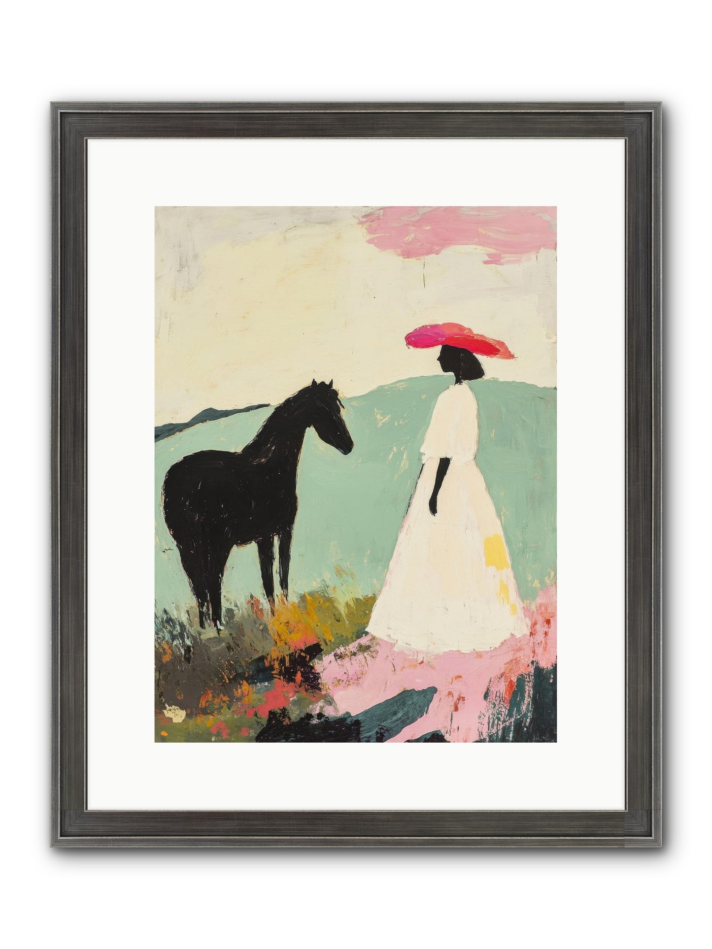 Daybreak Framed Print - Slimwoods Black/Silver 12x16