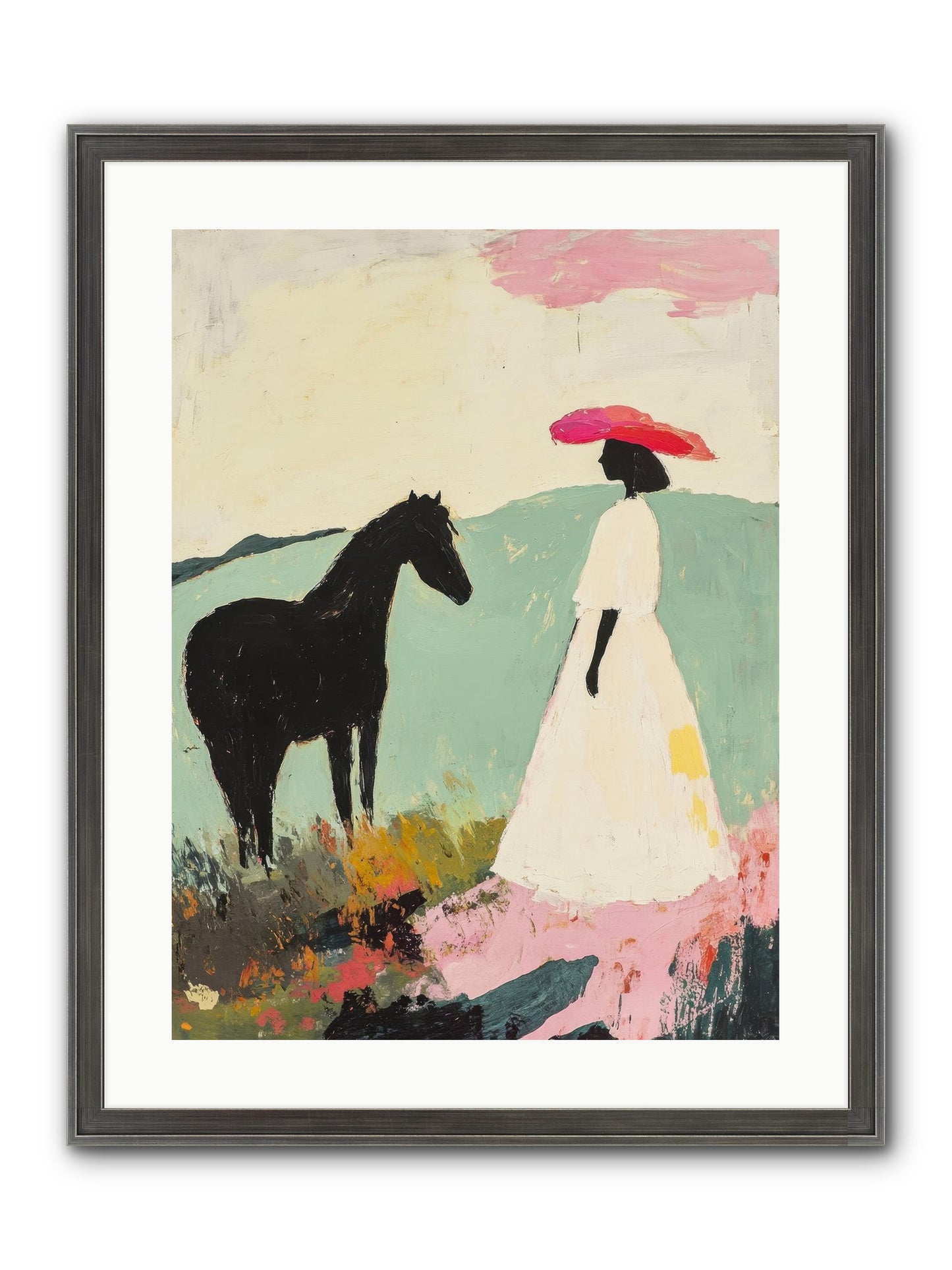 Daybreak Framed Print - Slimwoods Black/Silver 18x24