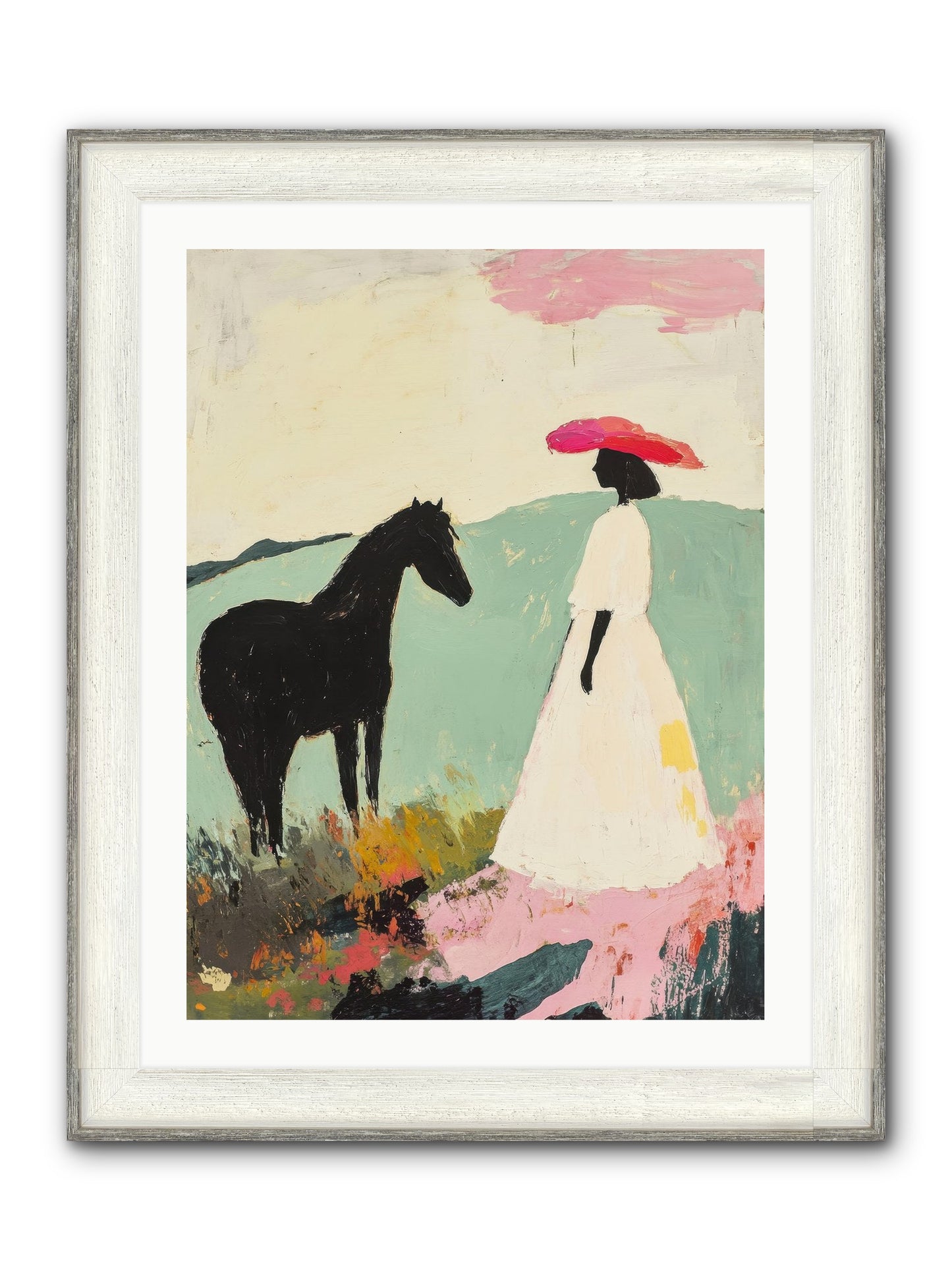 Daybreak Framed Print - Driftwood White 24x32