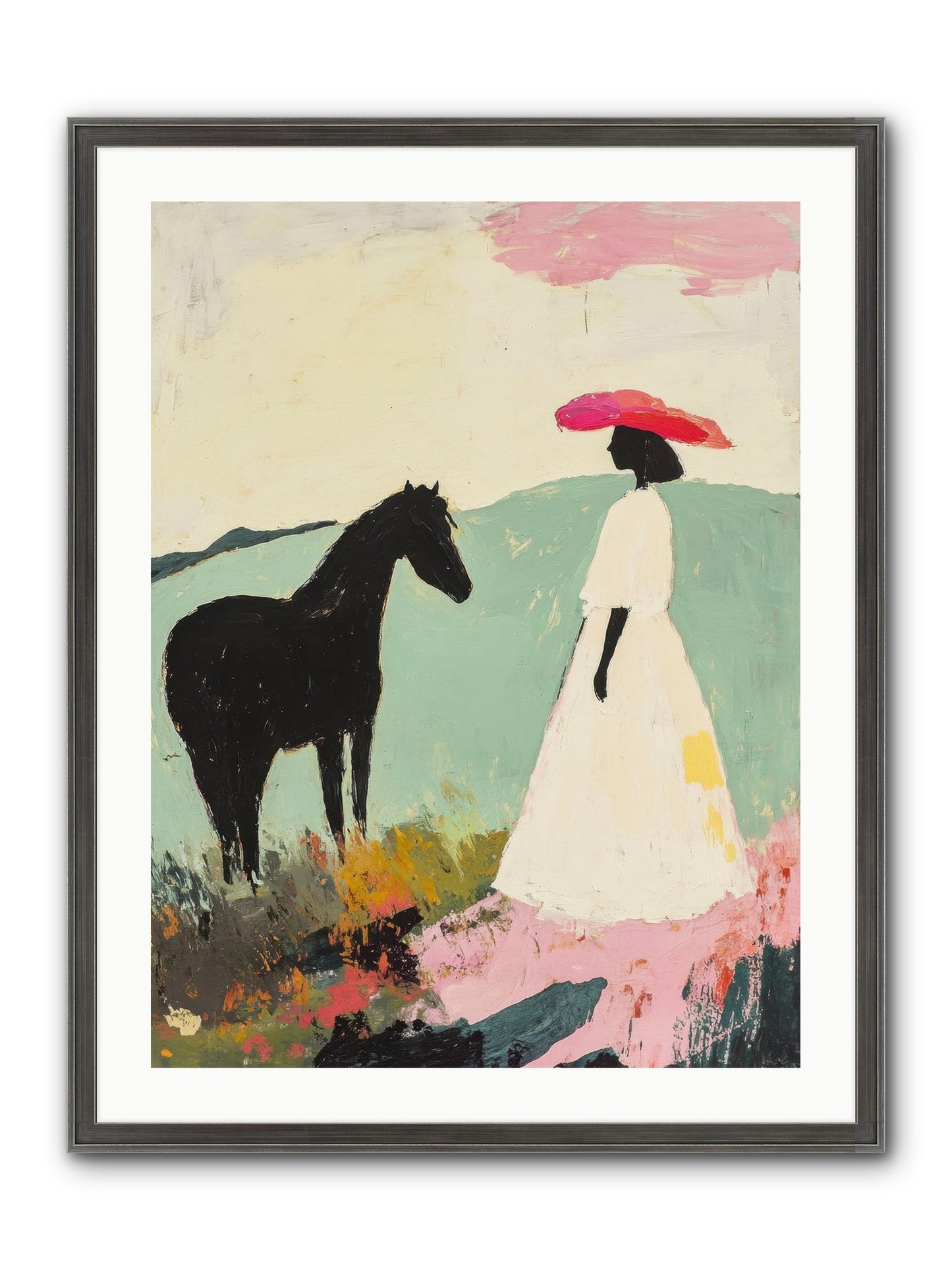 Daybreak Framed Print - Slimwoods Black/Silver 24x32