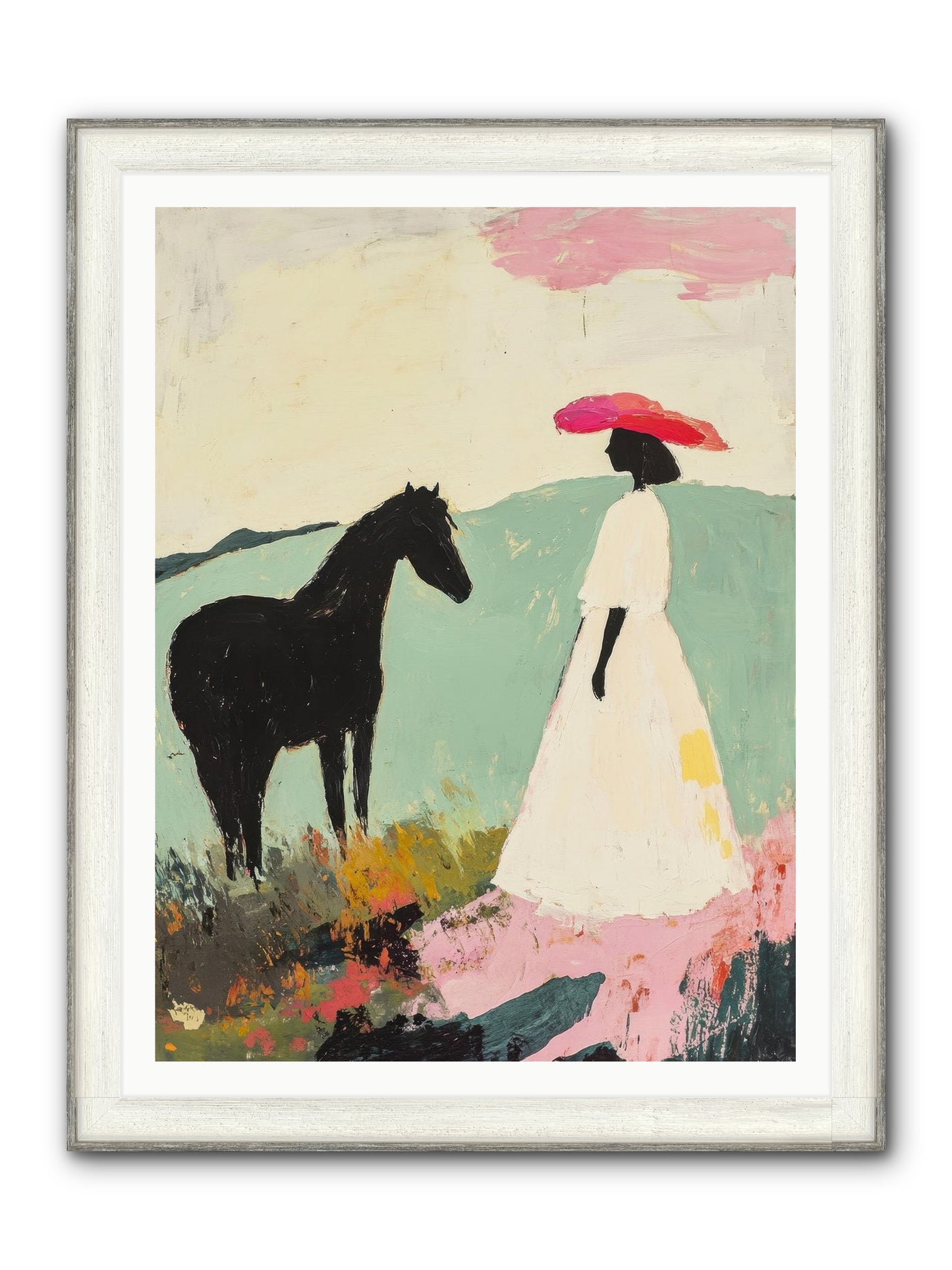 Daybreak Framed Print - Driftwood White 36x48