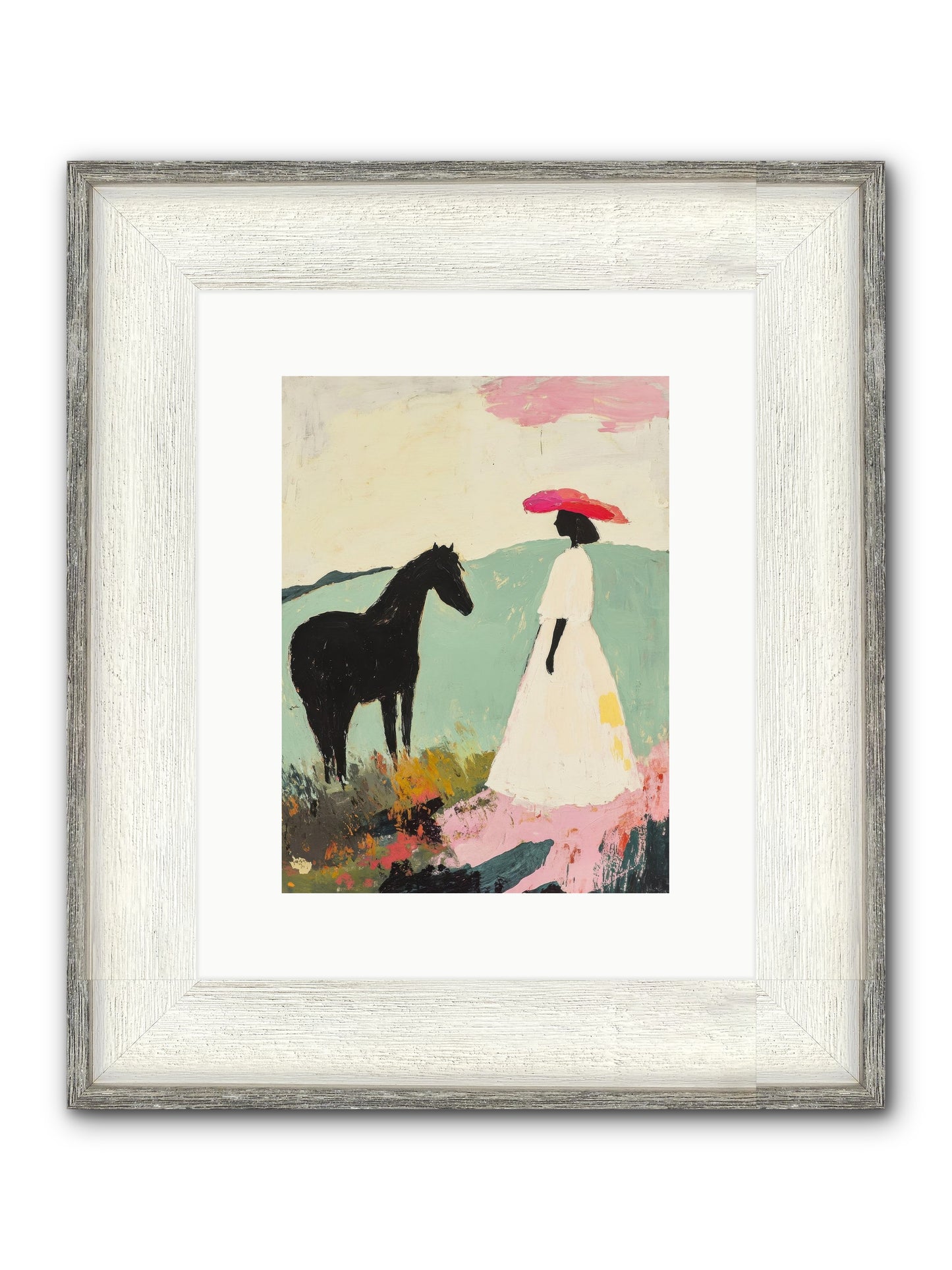 Daybreak Framed Print - Driftwood White 9x12