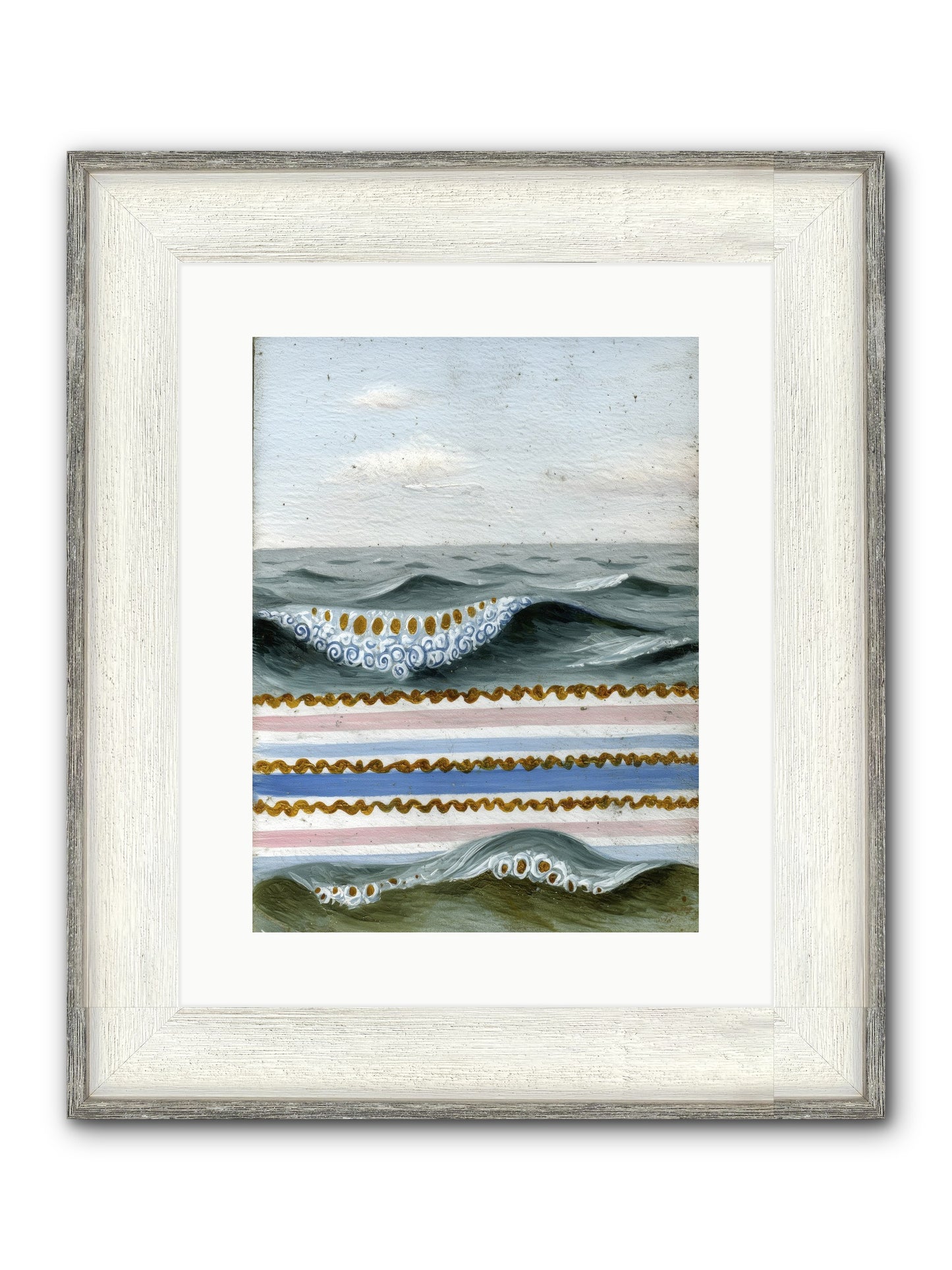 Daybreak Dance Framed Print - Driftwood White 12x16