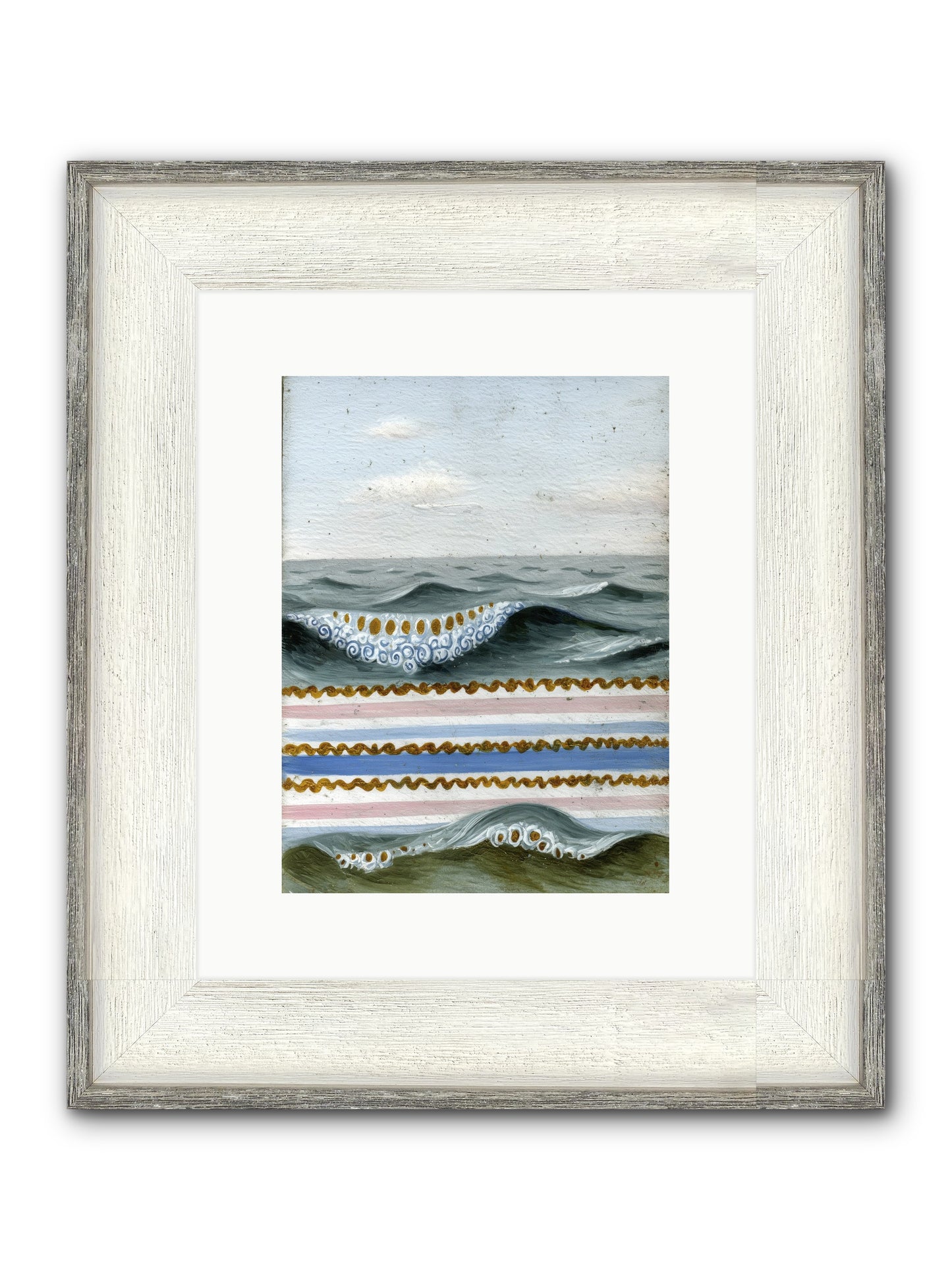 Daybreak Dance Framed Print - Driftwood White 9x12