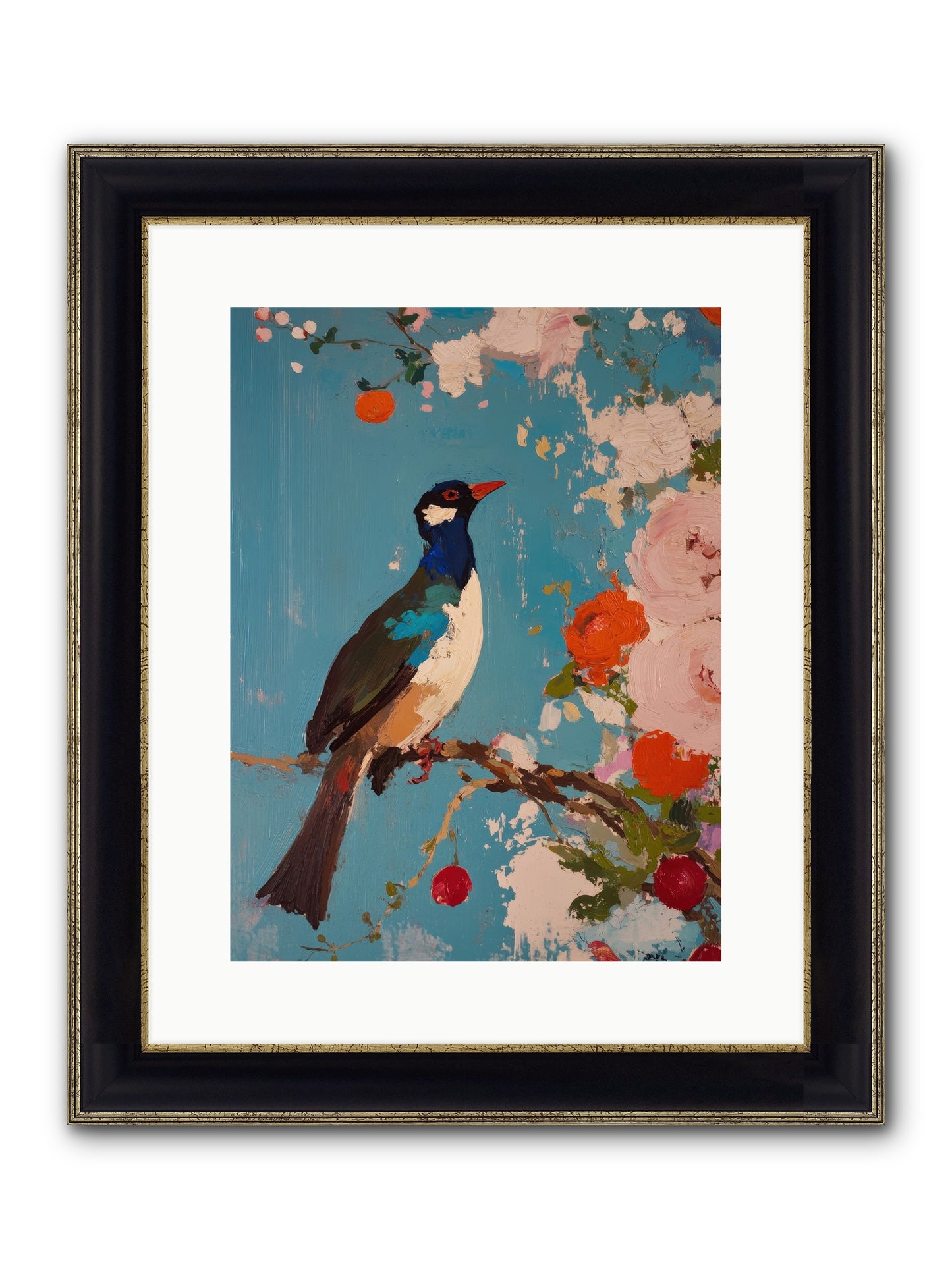 Daybreak Troubadour Framed Print - Black & Gold 12x16