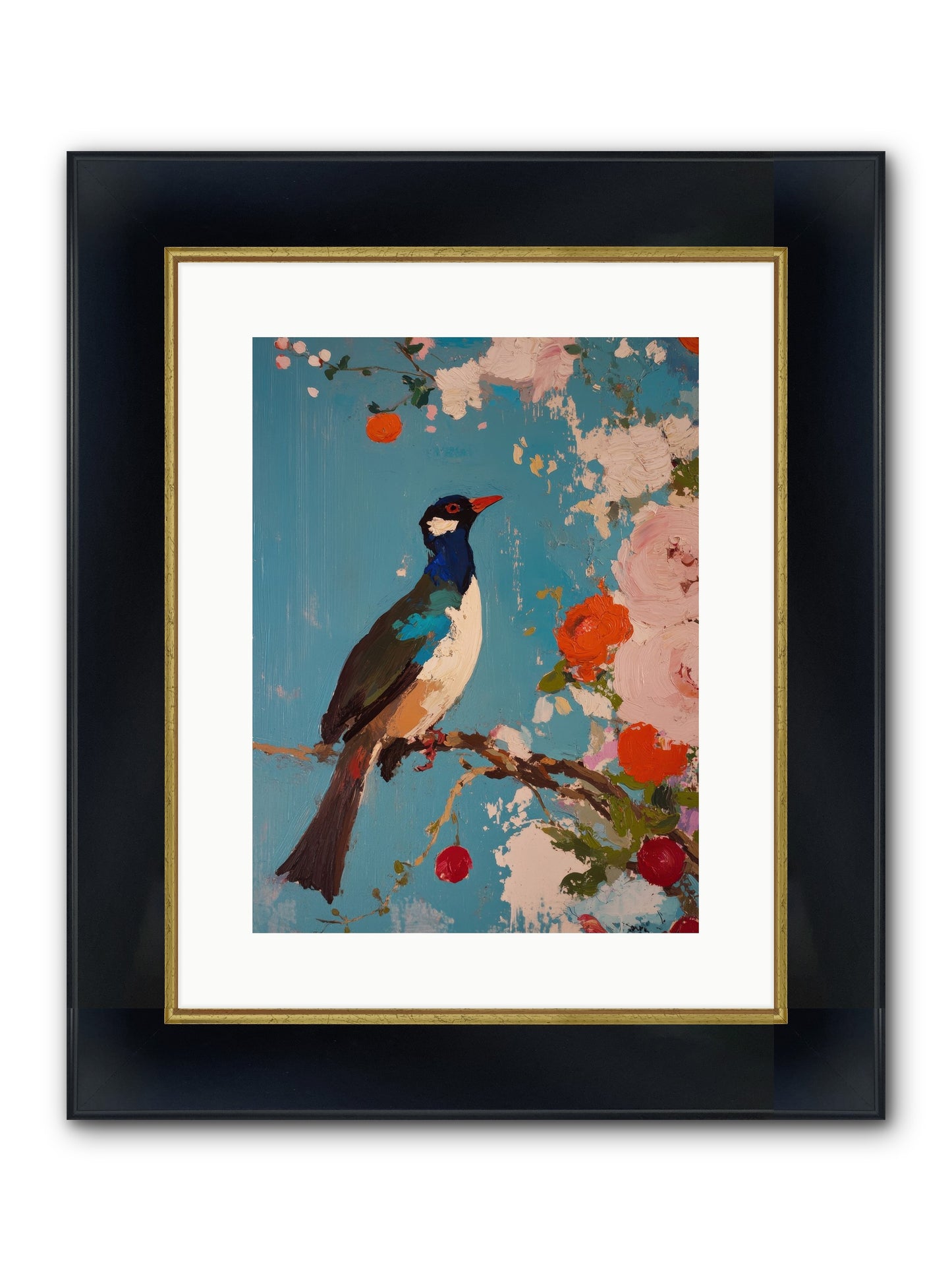 Daybreak Troubadour Framed Print - Wide Black w/Gold 12x16