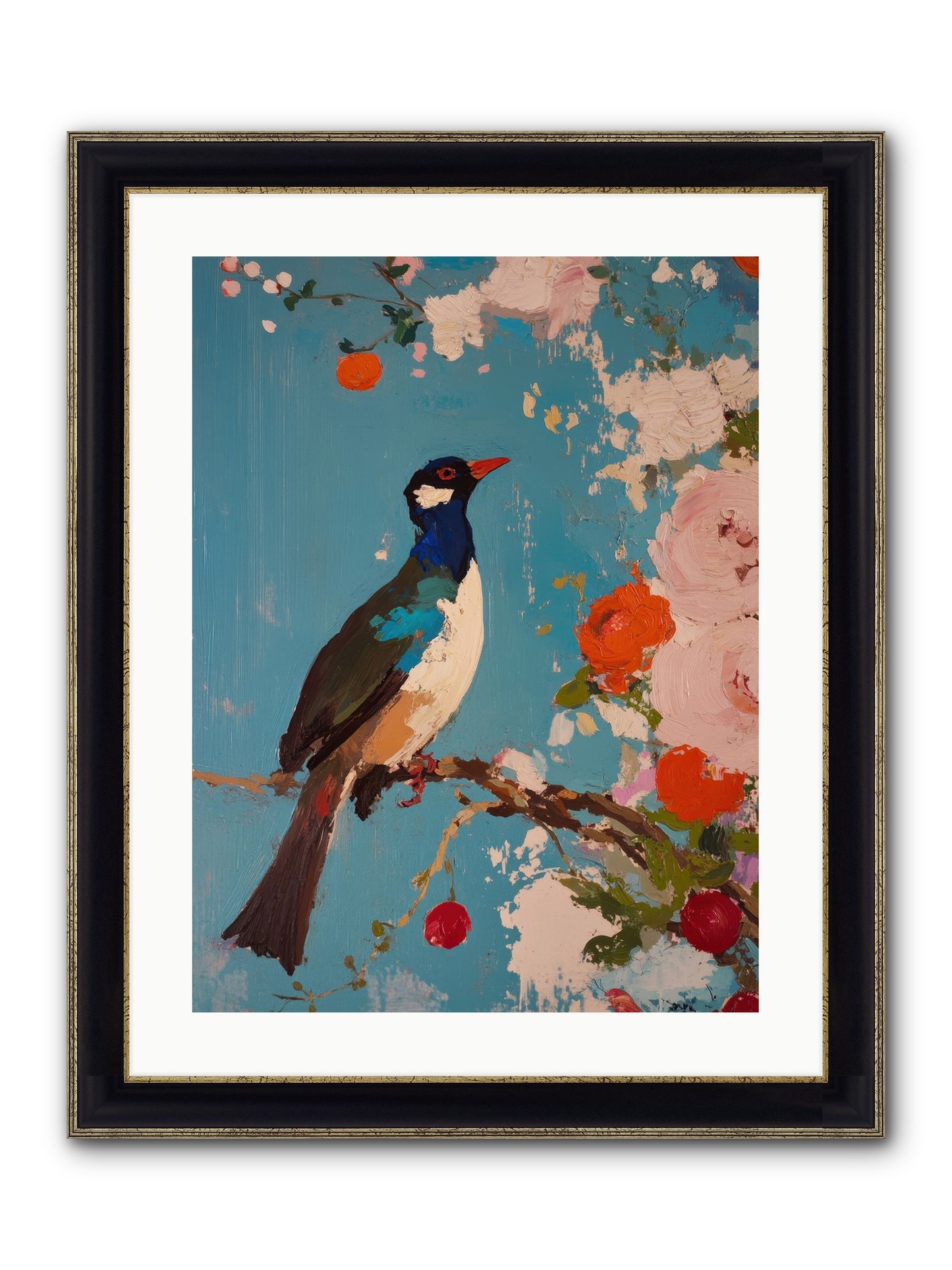 Daybreak Troubadour Framed Print - Black & Gold 18x24