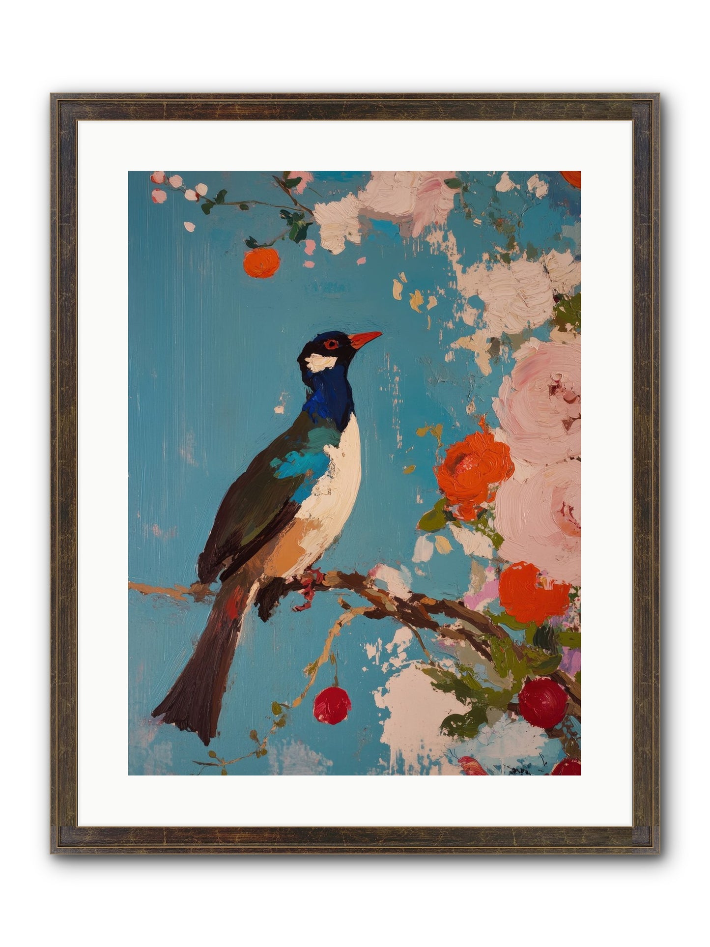 Daybreak Troubadour Framed Print - Slimwoods Black/Gold 18x24