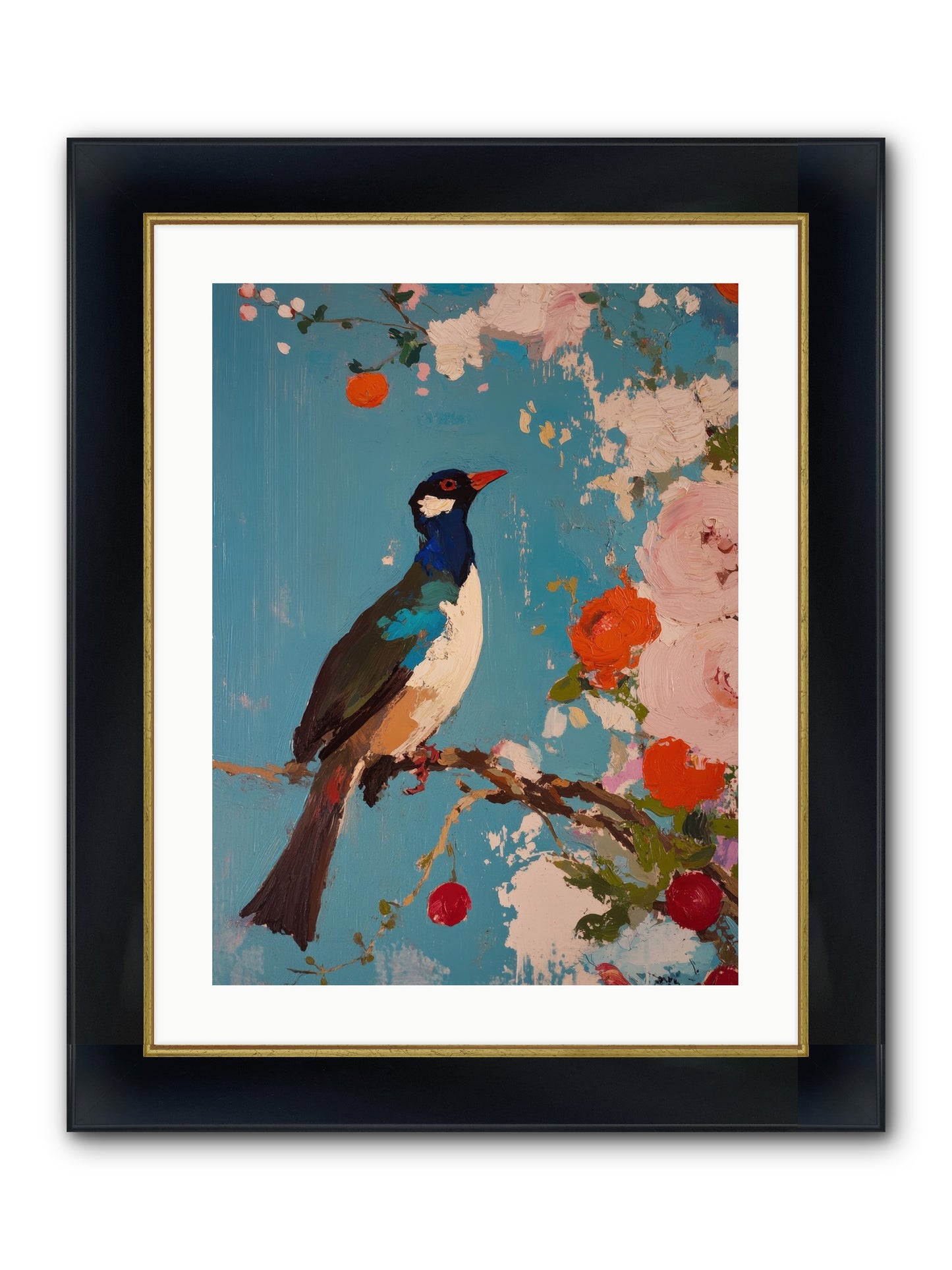 Daybreak Troubadour Framed Print - Wide Black w/Gold 18x24