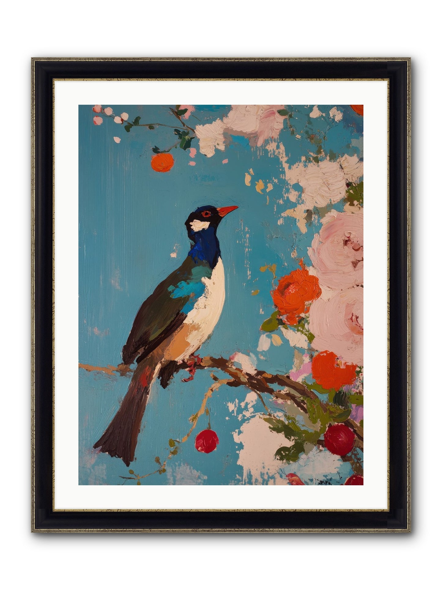 Daybreak Troubadour Framed Print - Black & Gold 24x32