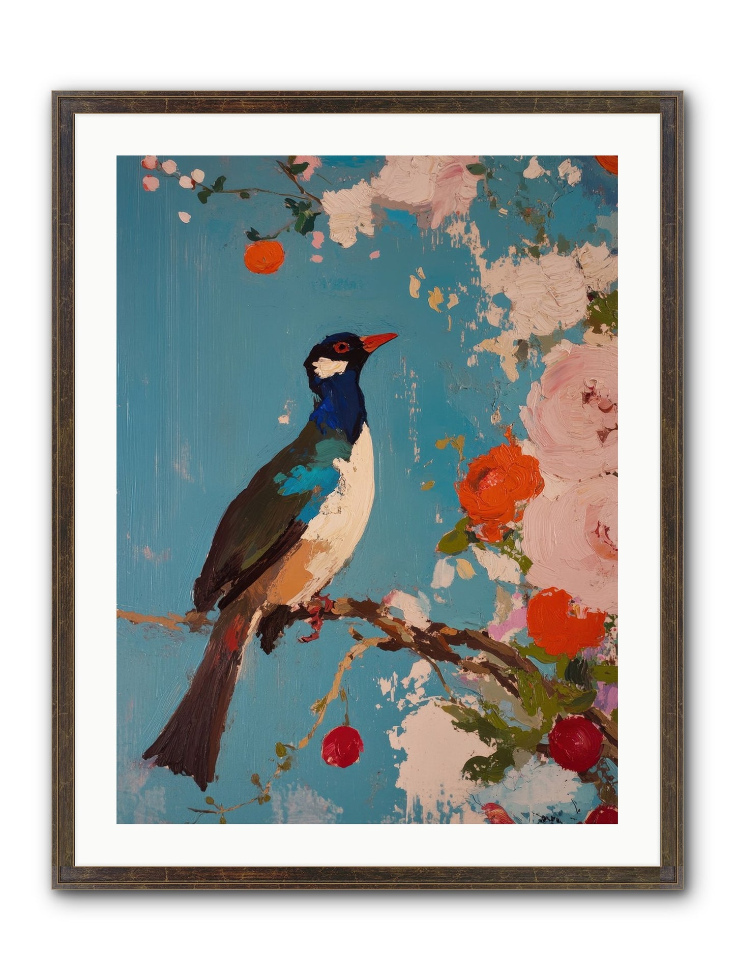 Daybreak Troubadour Framed Print - Slimwoods Black/Gold 24x32