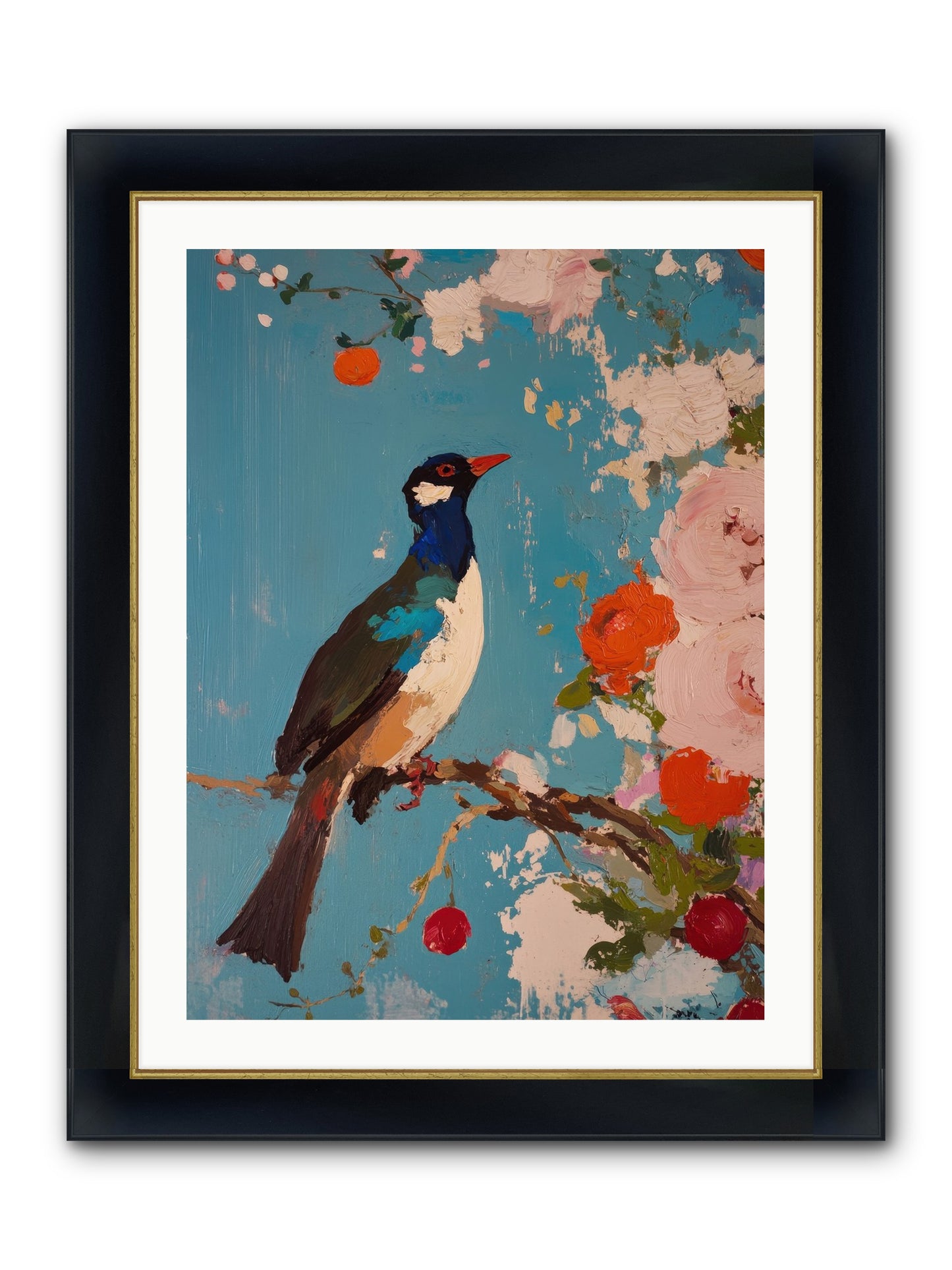 Daybreak Troubadour Framed Print - Wide Black w/Gold 24x32