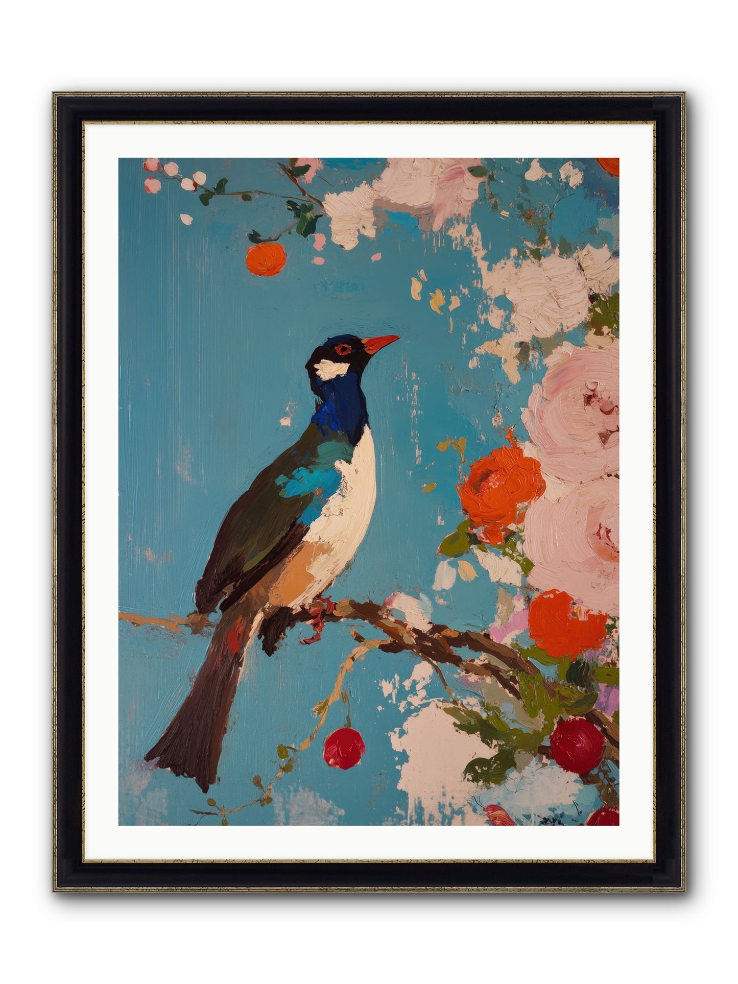Daybreak Troubadour Framed Print - Black & Gold 30x40