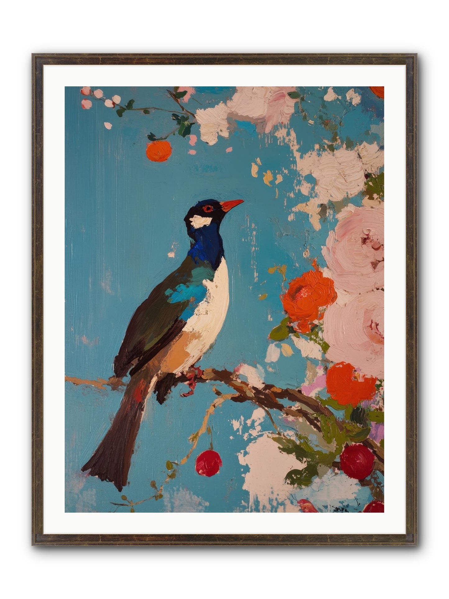 Daybreak Troubadour Framed Print - Slimwoods Black/Gold 30x40