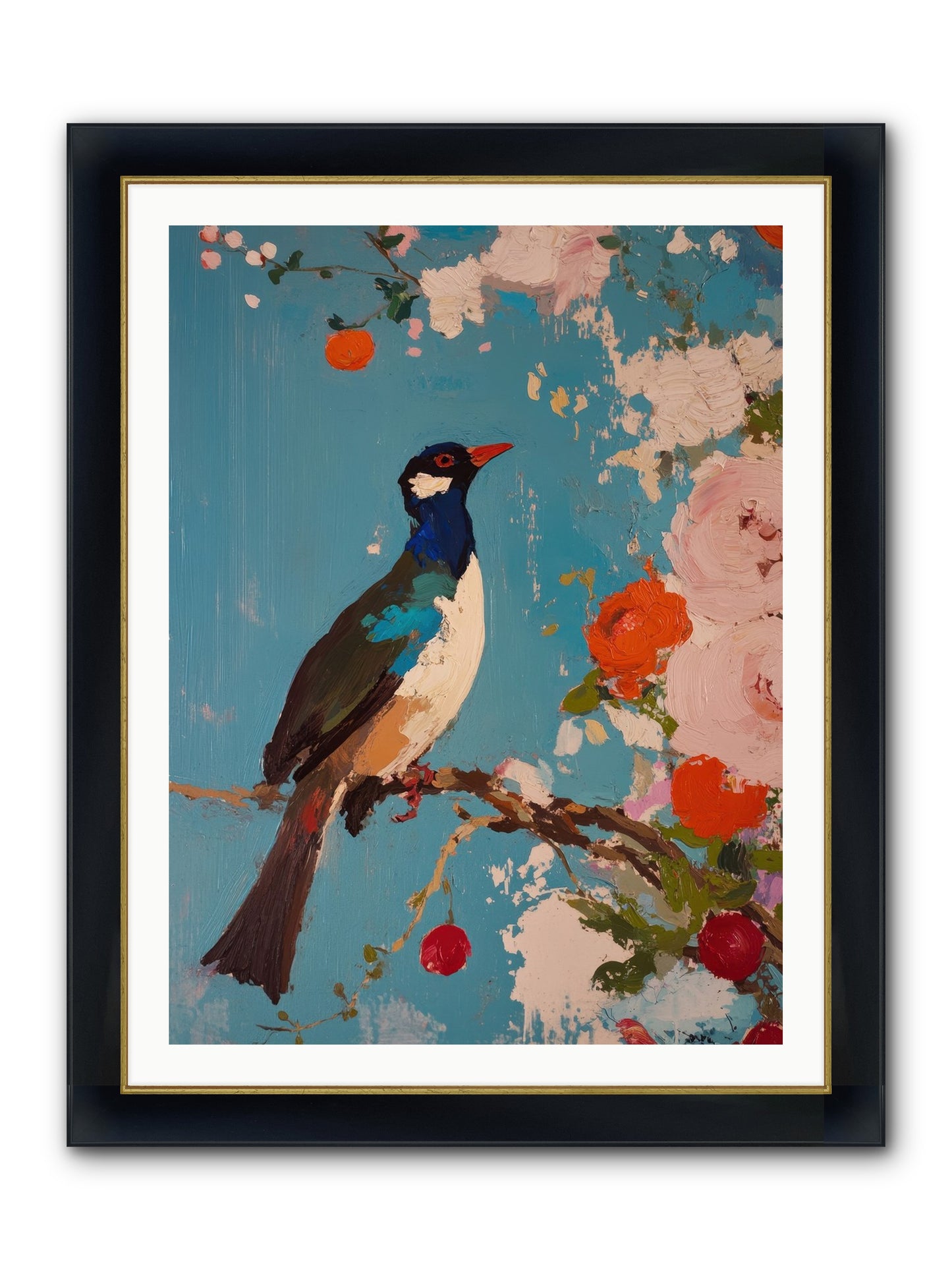 Daybreak Troubadour Framed Print - Wide Black w/Gold 30x40