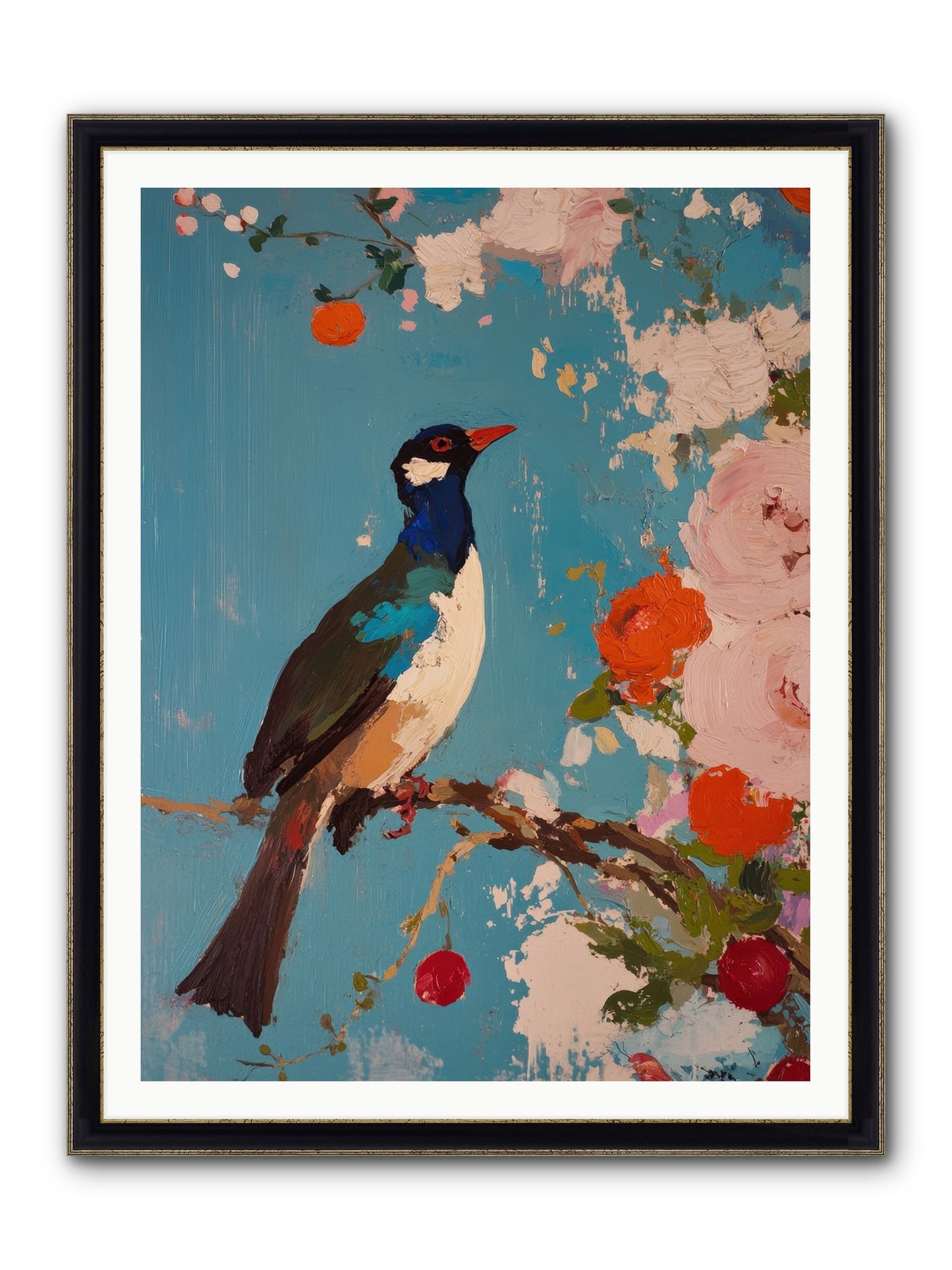Daybreak Troubadour Framed Print - Black & Gold 36x48