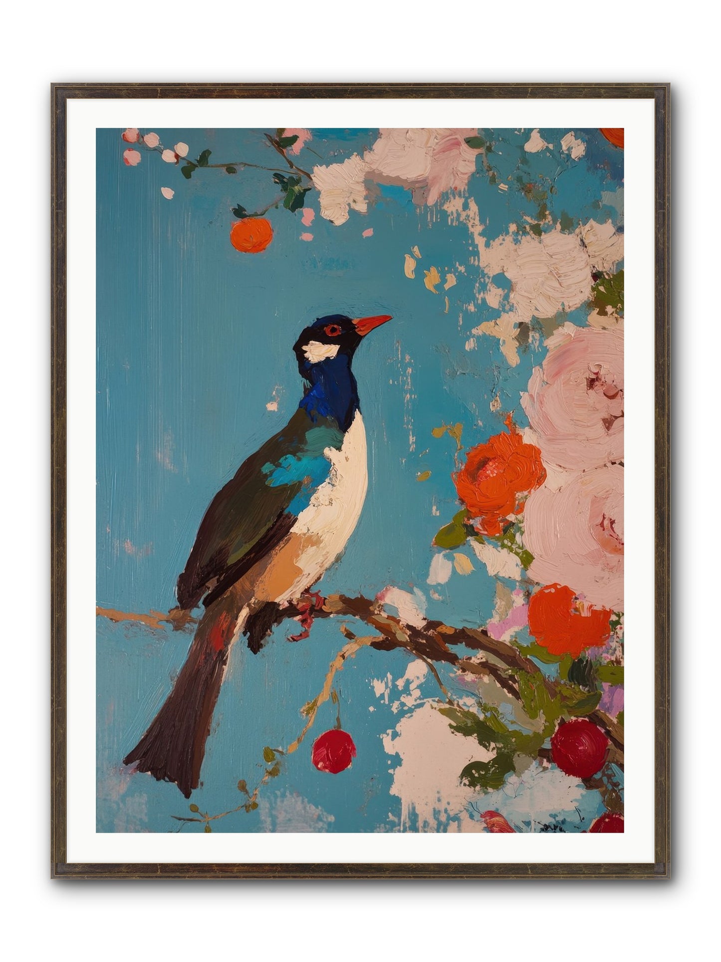 Daybreak Troubadour Framed Print - Slimwoods Black/Gold 36x48