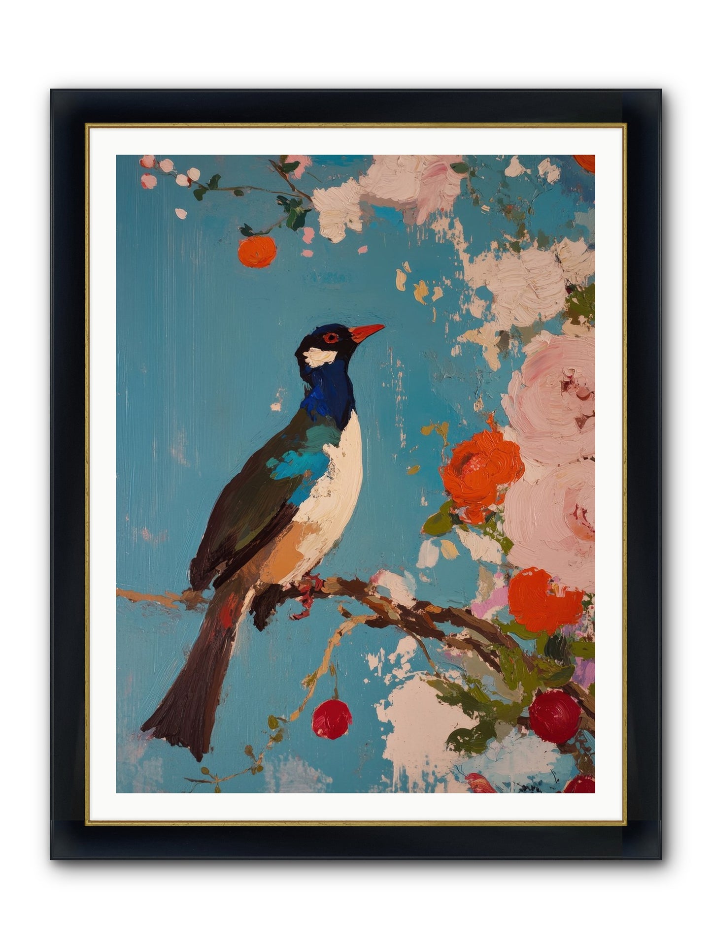Daybreak Troubadour Framed Print - Wide Black w/Gold 36x48