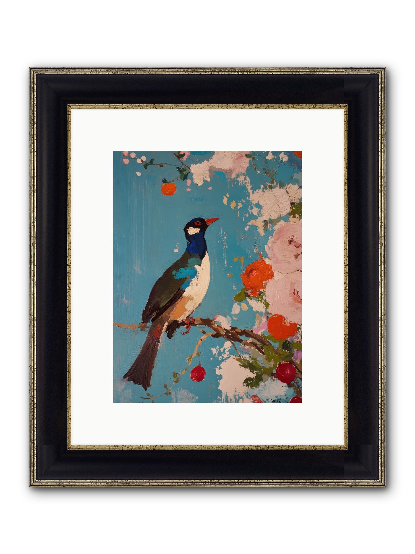 Daybreak Troubadour Framed Print - Black & Gold 9x12