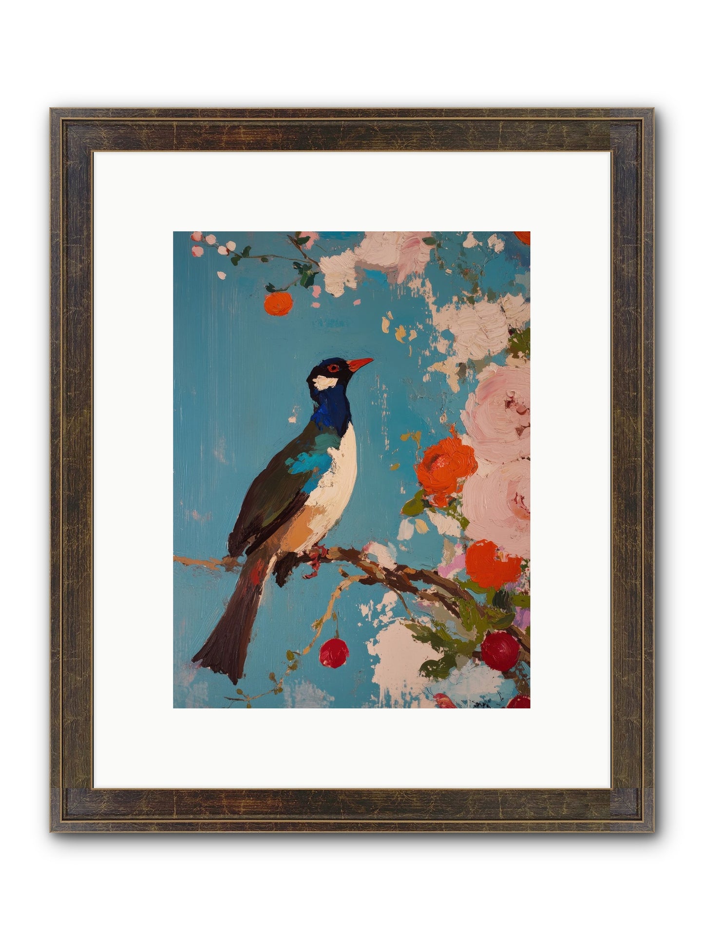 Daybreak Troubadour Framed Print - Slimwoods Black/Gold 9x12