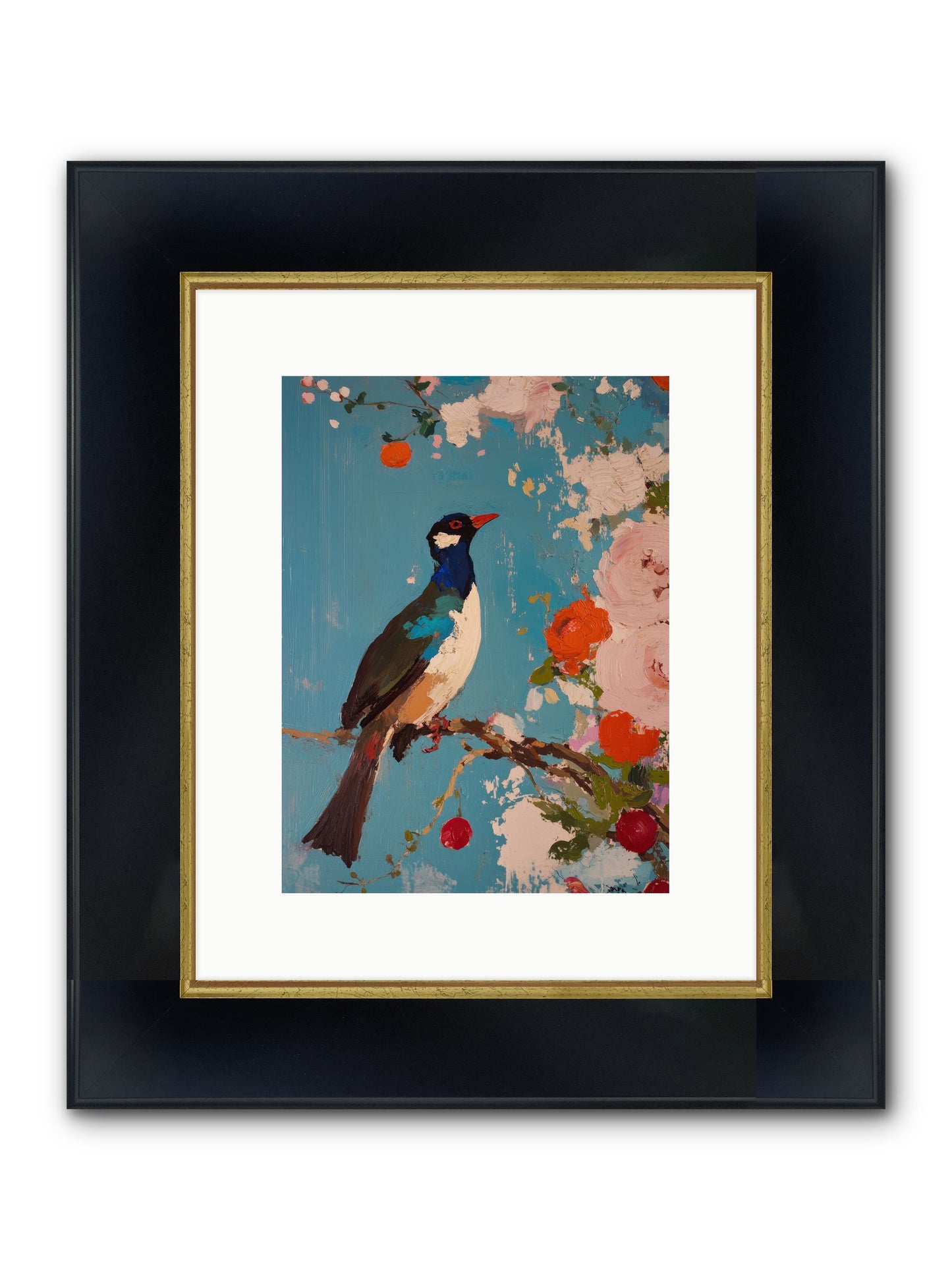 Daybreak Troubadour Framed Print - Wide Black w/Gold 9x12