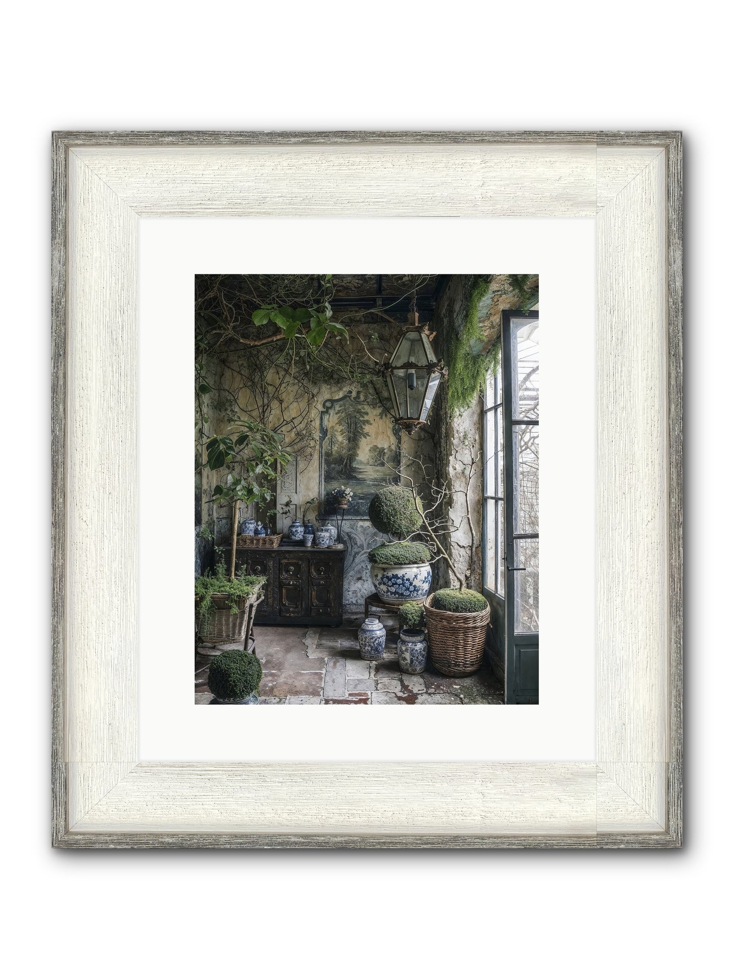 Dayspring Praise Framed Print - Driftwood White 12x15