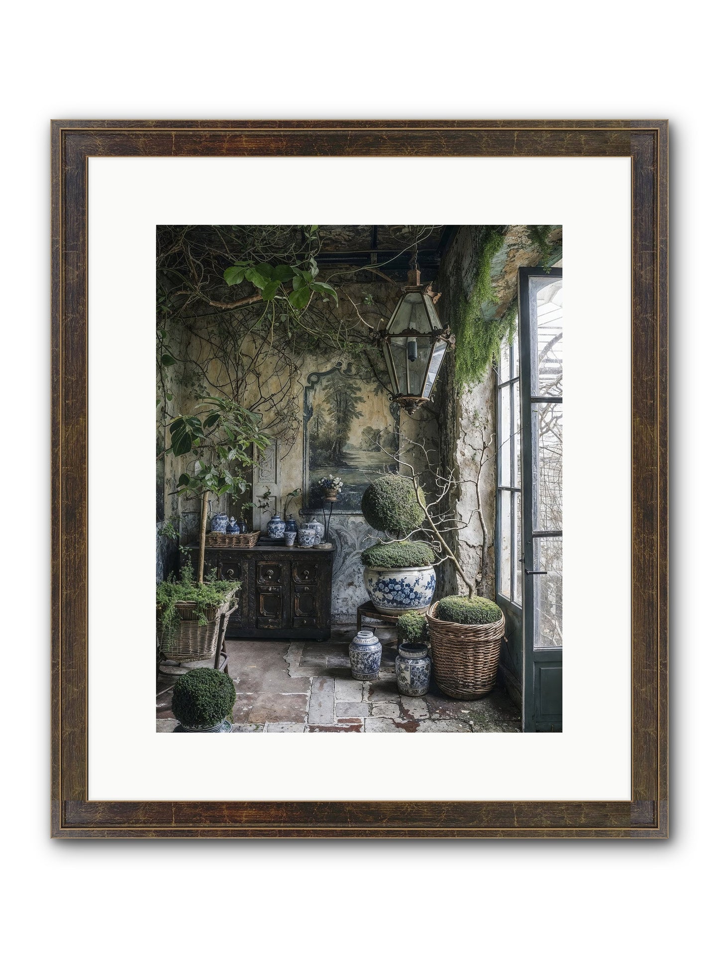 Dayspring Praise Framed Print - Slimwoods Black/Gold 12x15