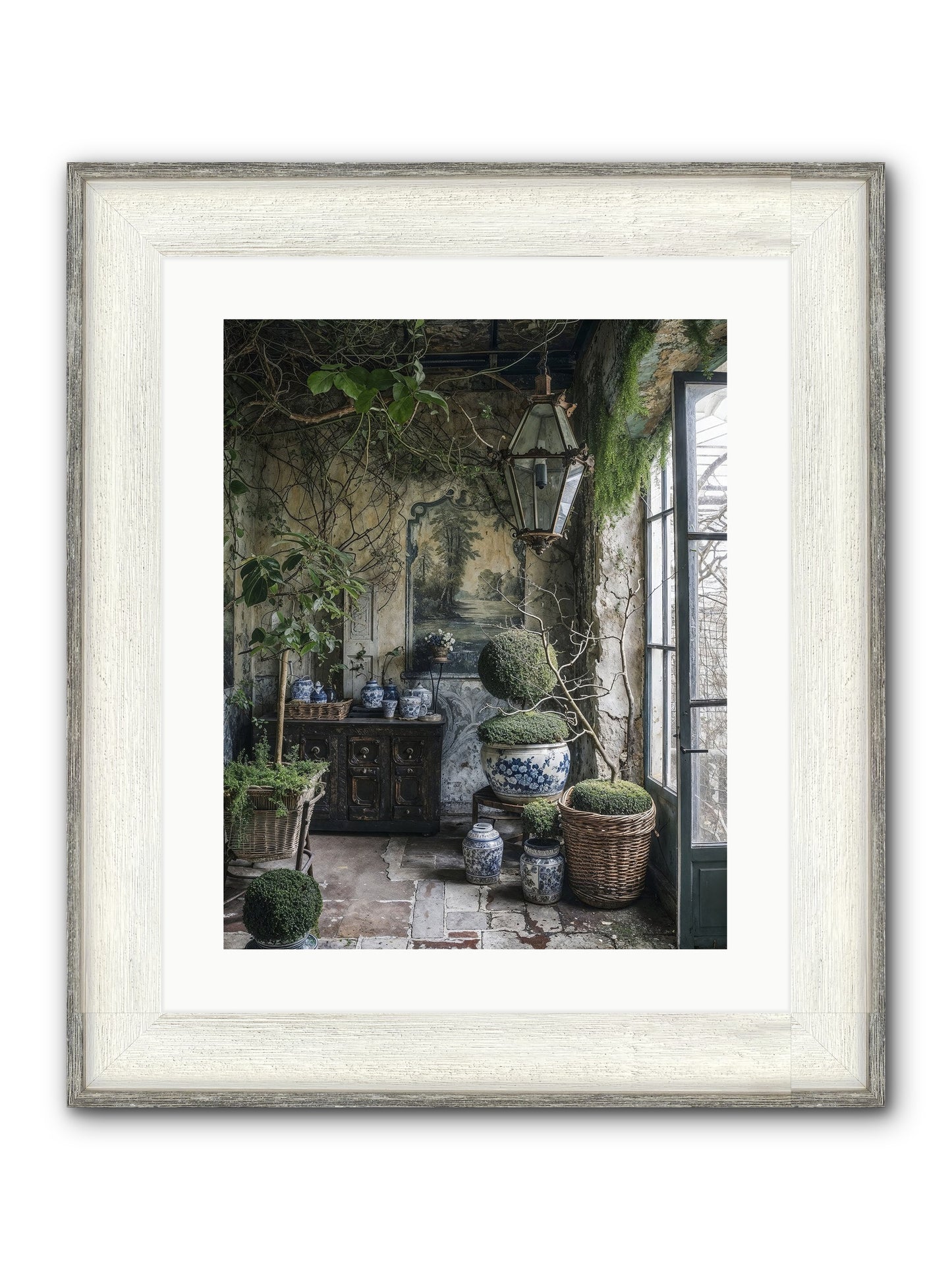 Dayspring Praise Framed Print - Driftwood White 16x20