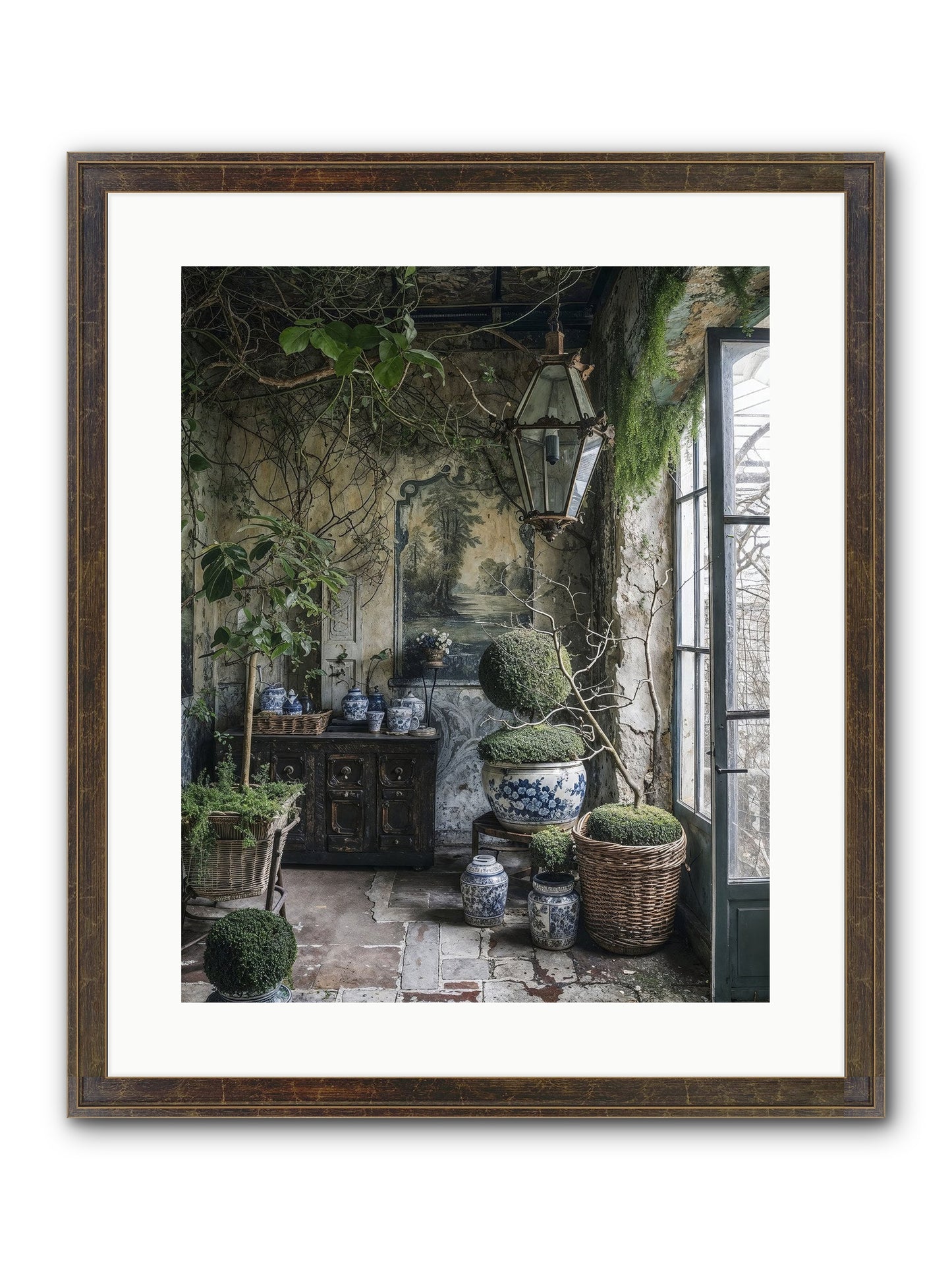 Dayspring Praise Framed Print - Slimwoods Black/Gold 16x20