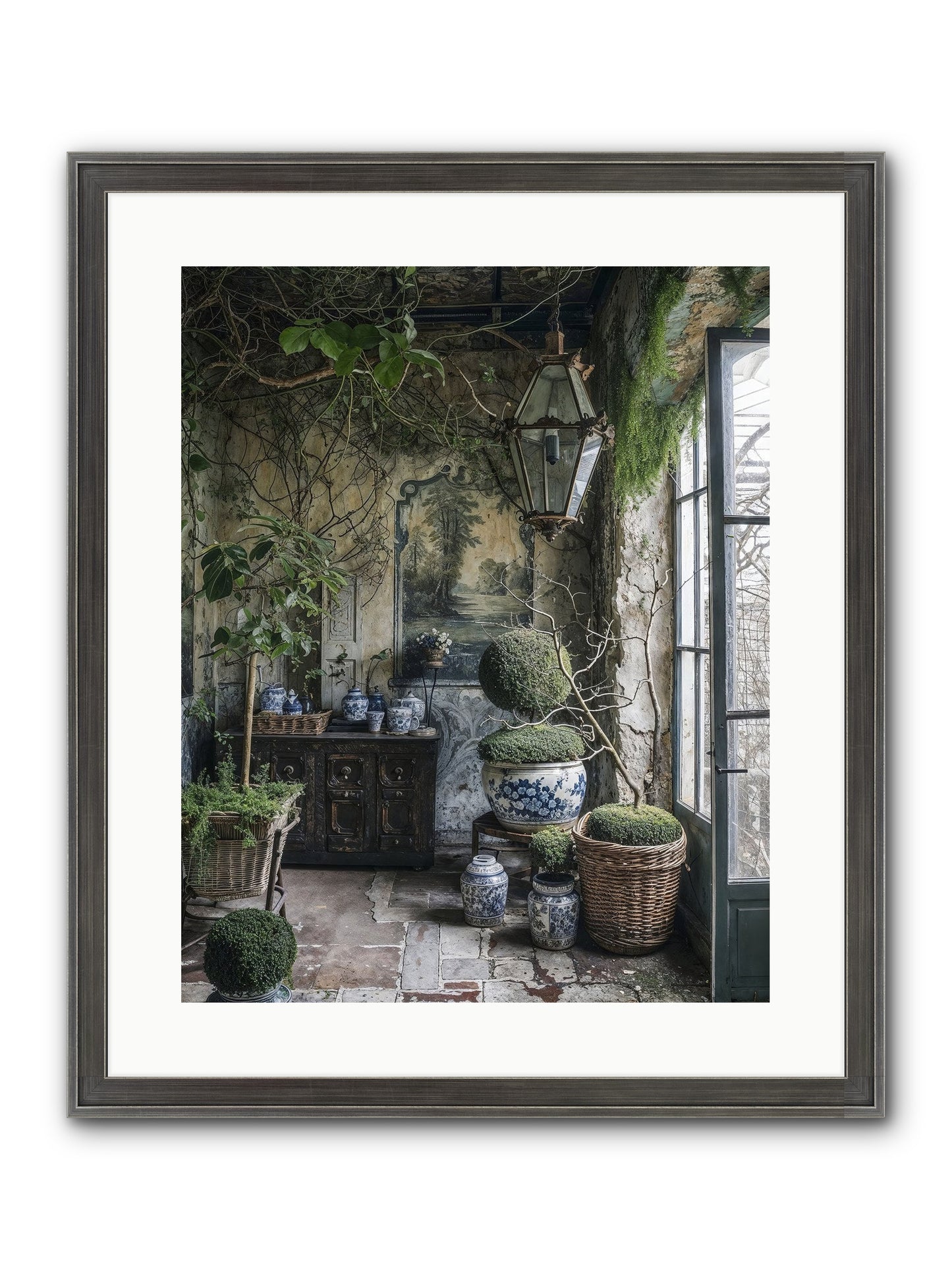 Dayspring Praise Framed Print - Slimwoods Black/Silver 16x20