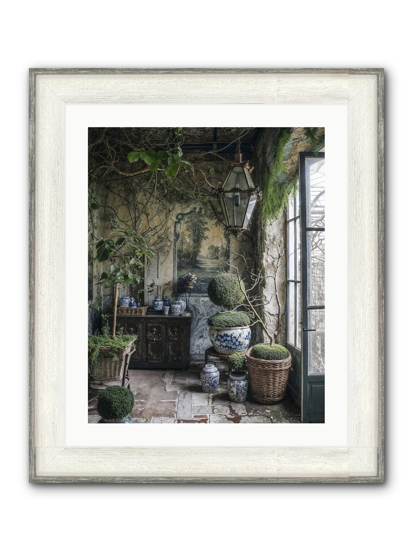 Dayspring Praise Framed Print - Driftwood White 20x25