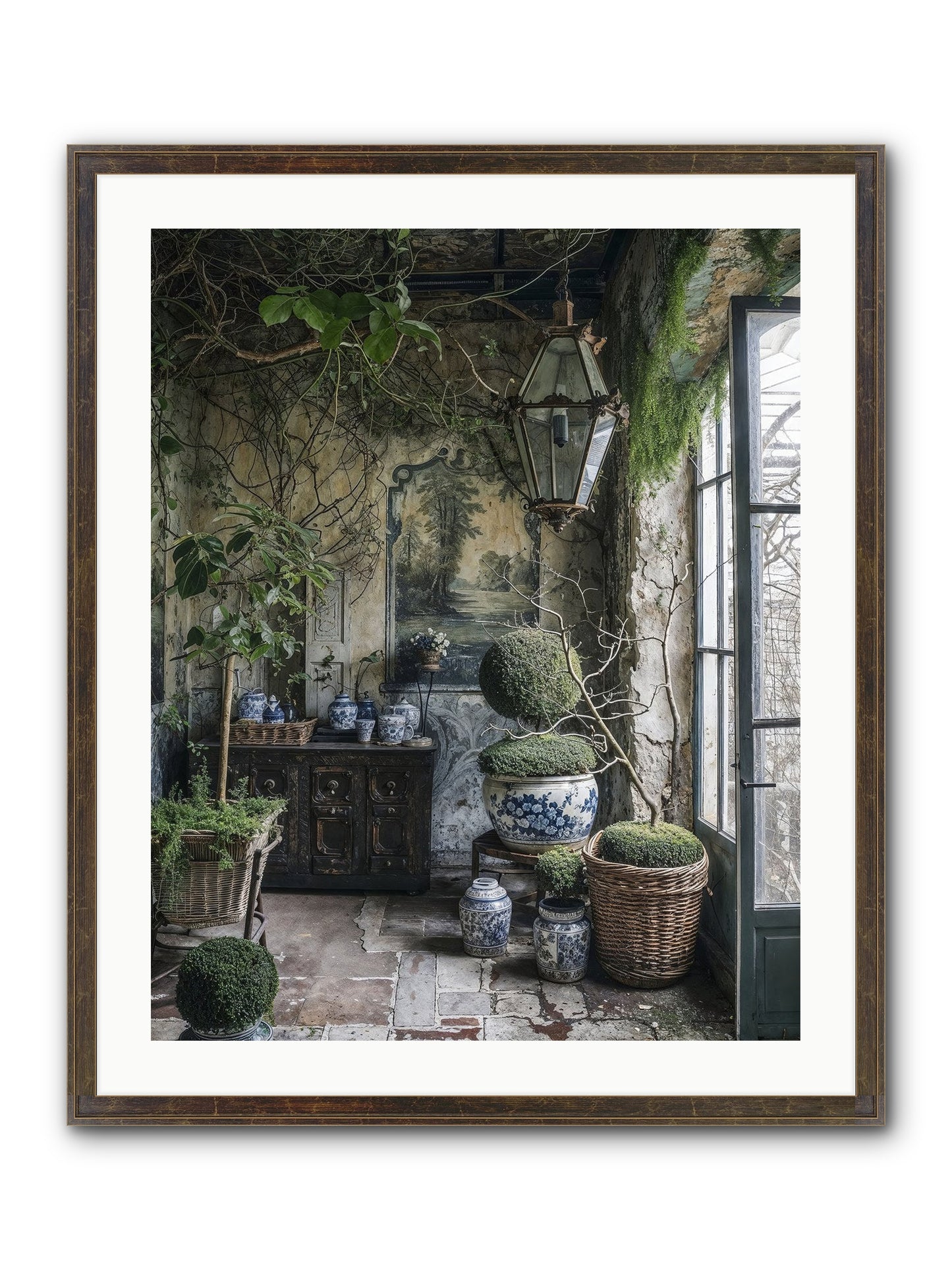 Dayspring Praise Framed Print - Slimwoods Black/Gold 24x30