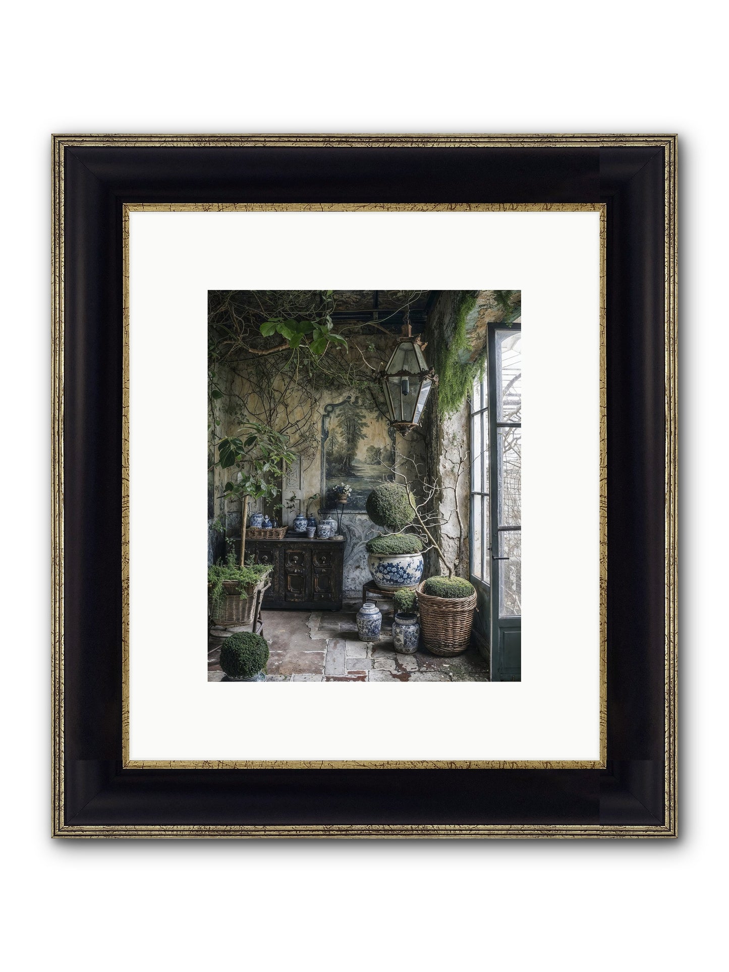 Dayspring Praise Framed Print - Black & Gold 8x10