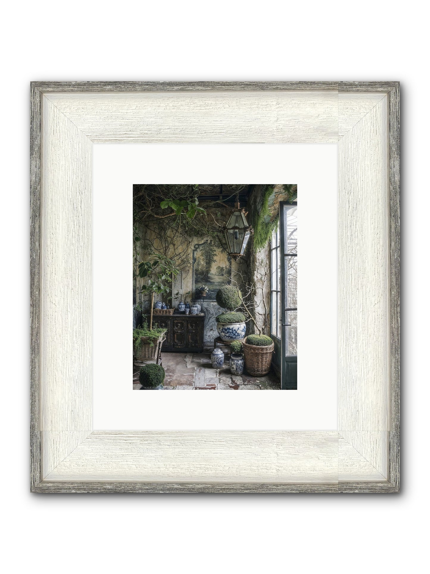 Dayspring Praise Framed Print - Driftwood White 8x10