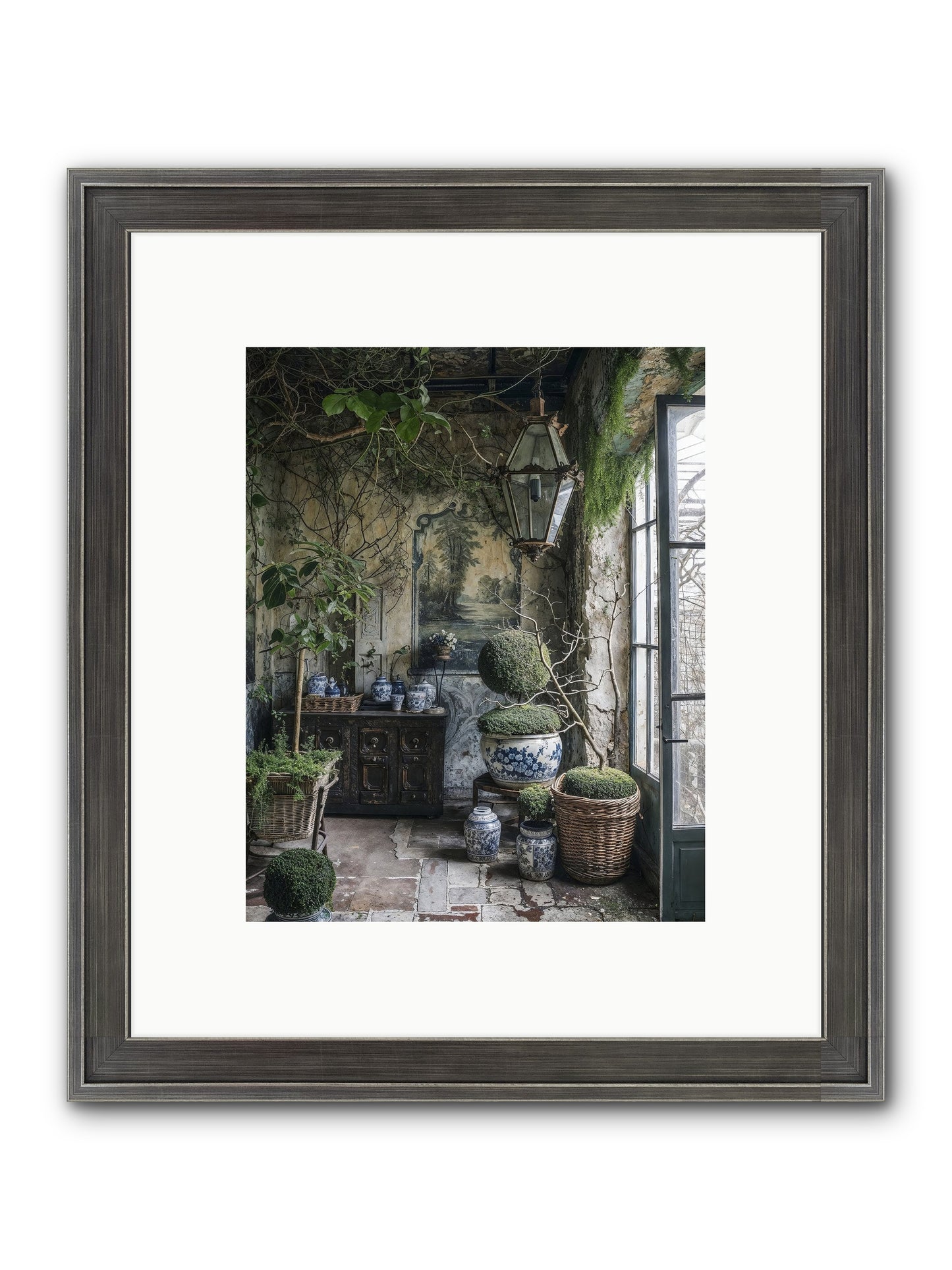 Dayspring Praise Framed Print - Slimwoods Black/Silver 8x10
