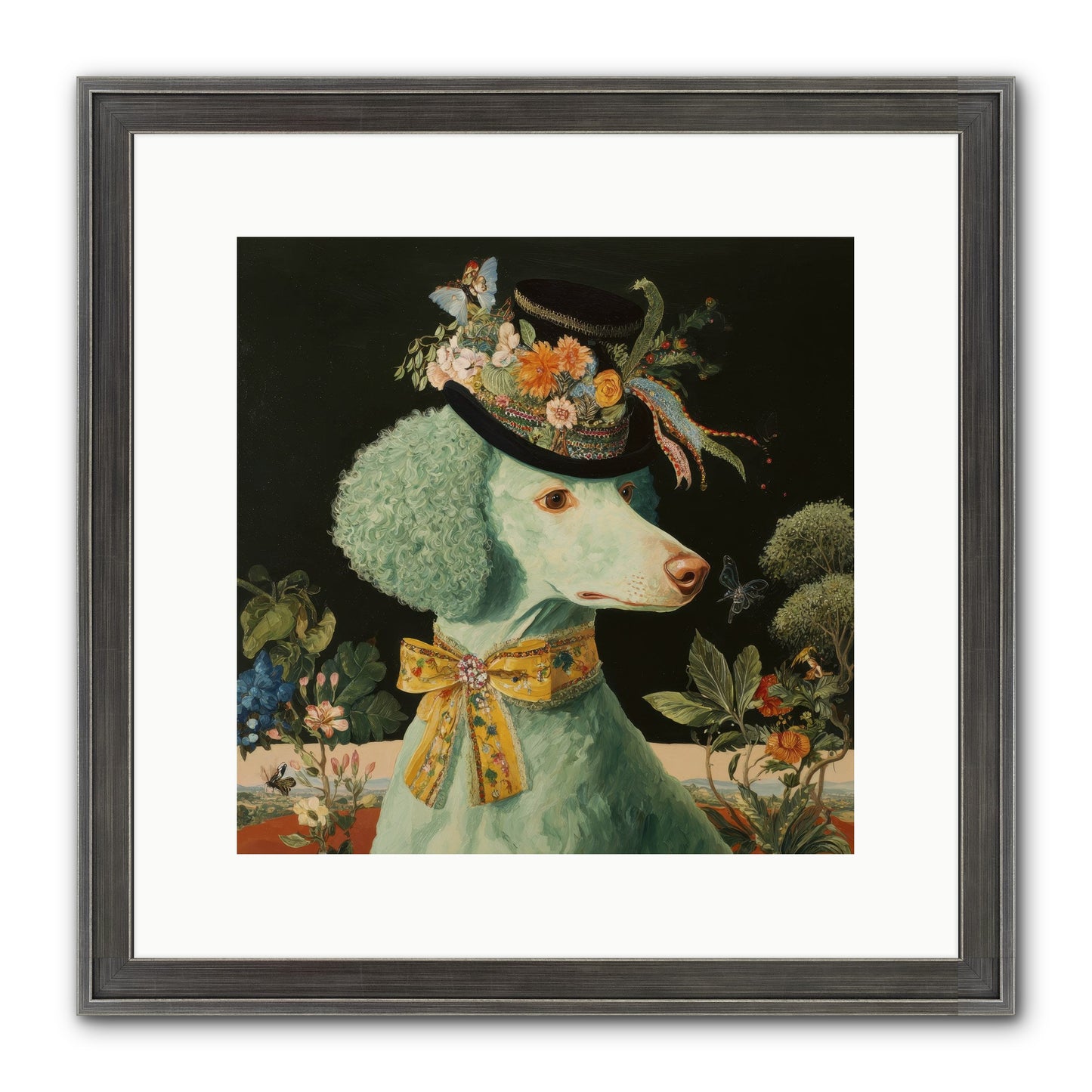 Dearly Spoken Framed Print - Slimwoods Black/Silver 12x12