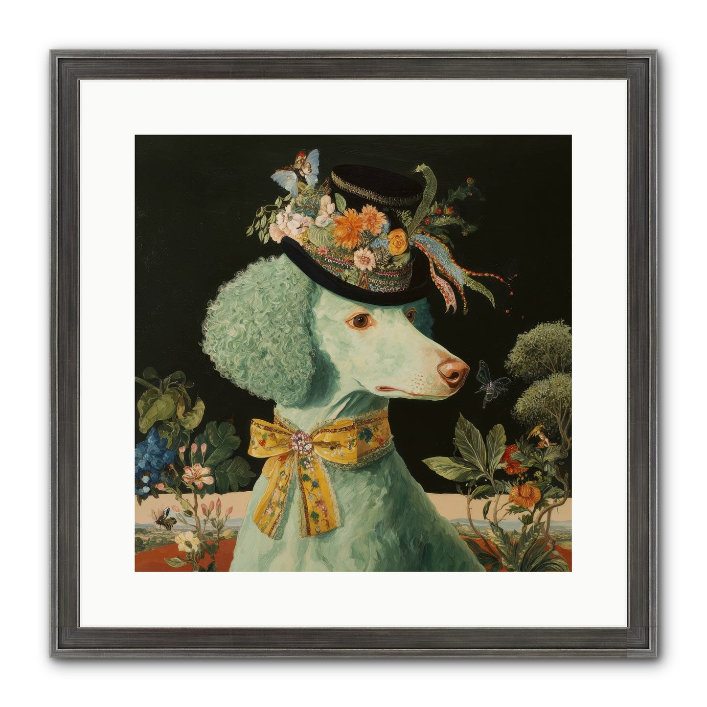 Dearly Spoken Framed Print - Slimwoods Black/Silver 16x16