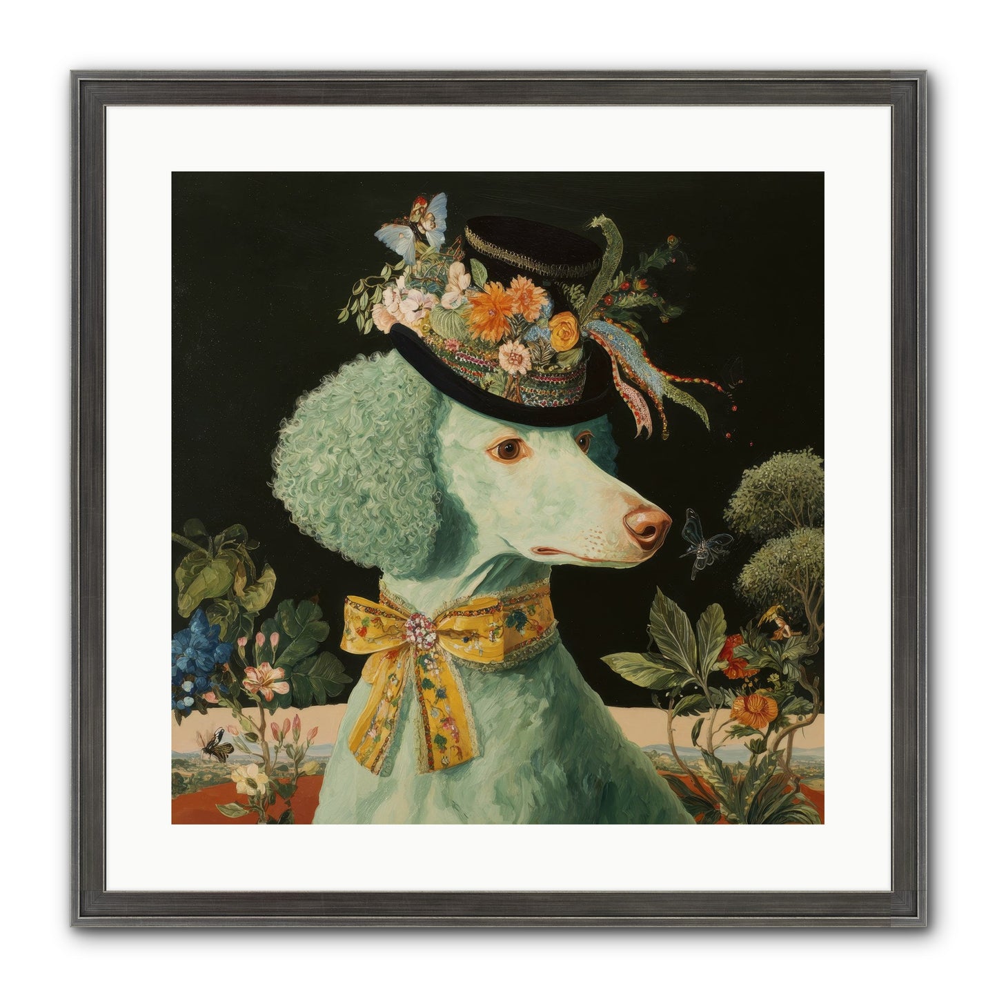 Dearly Spoken Framed Print - Slimwoods Black/Silver 20x20