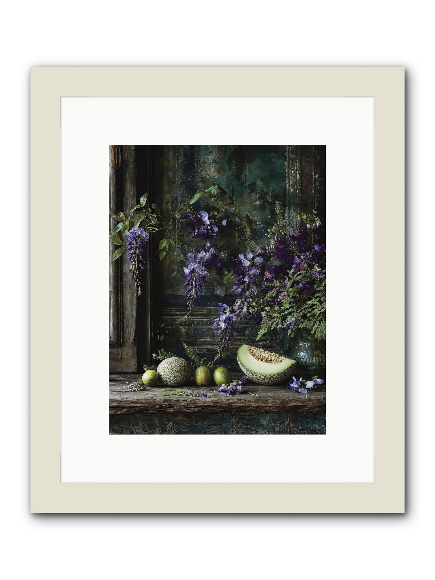 deauville -- Framed Print - White 9x12
