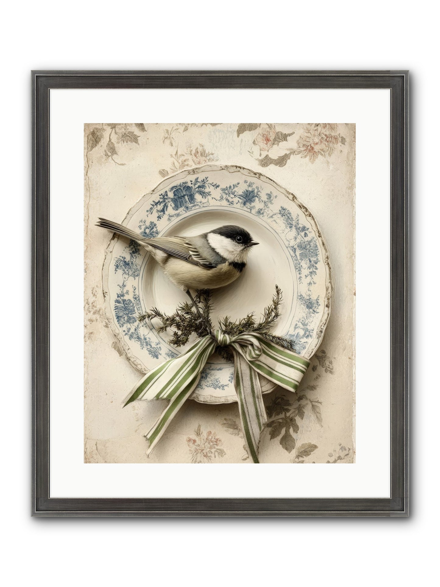 December's Dapper Guest Framed Print - Slimwoods Black/Silver 16x20