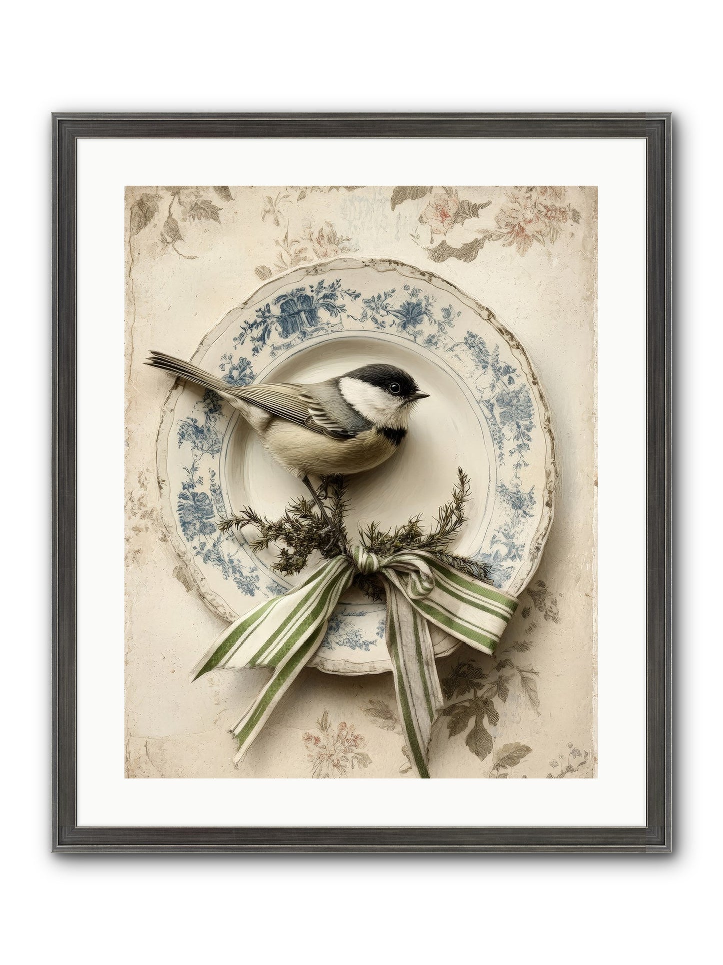 December's Dapper Guest Framed Print - Slimwoods Black/Silver 20x25