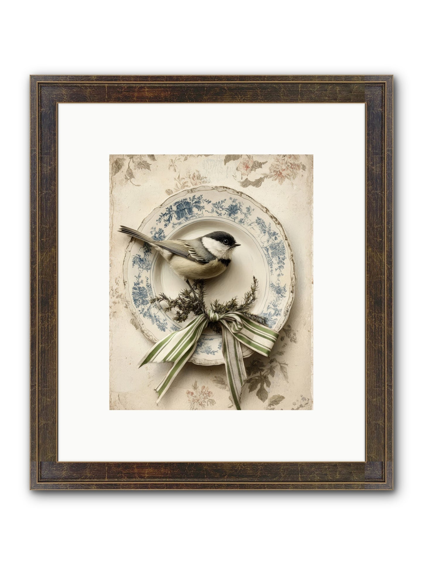 December's Dapper Guest Framed Print - Slimwoods Black/Gold 8x10