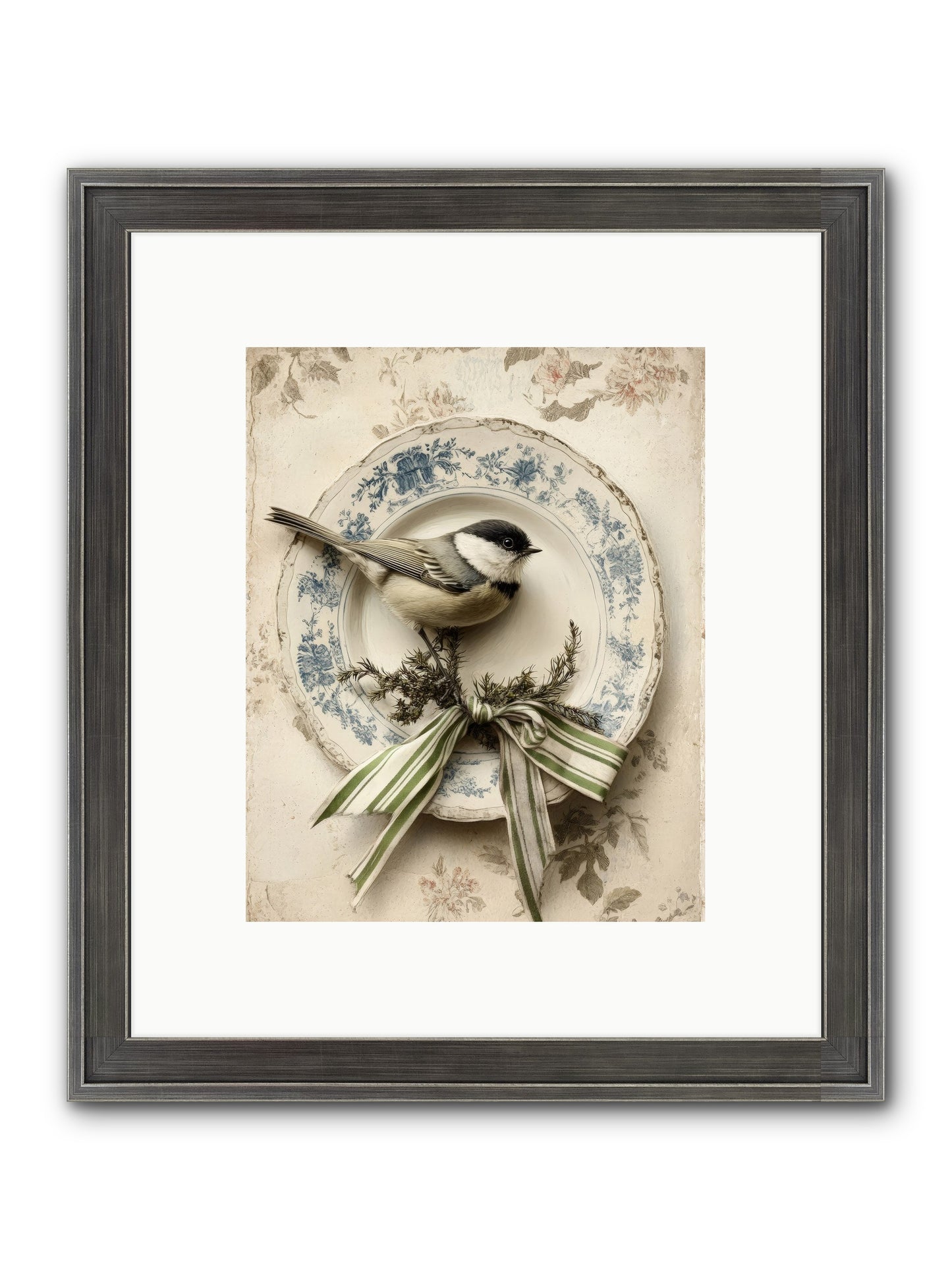 December's Dapper Guest Framed Print - Slimwoods Black/Silver 8x10