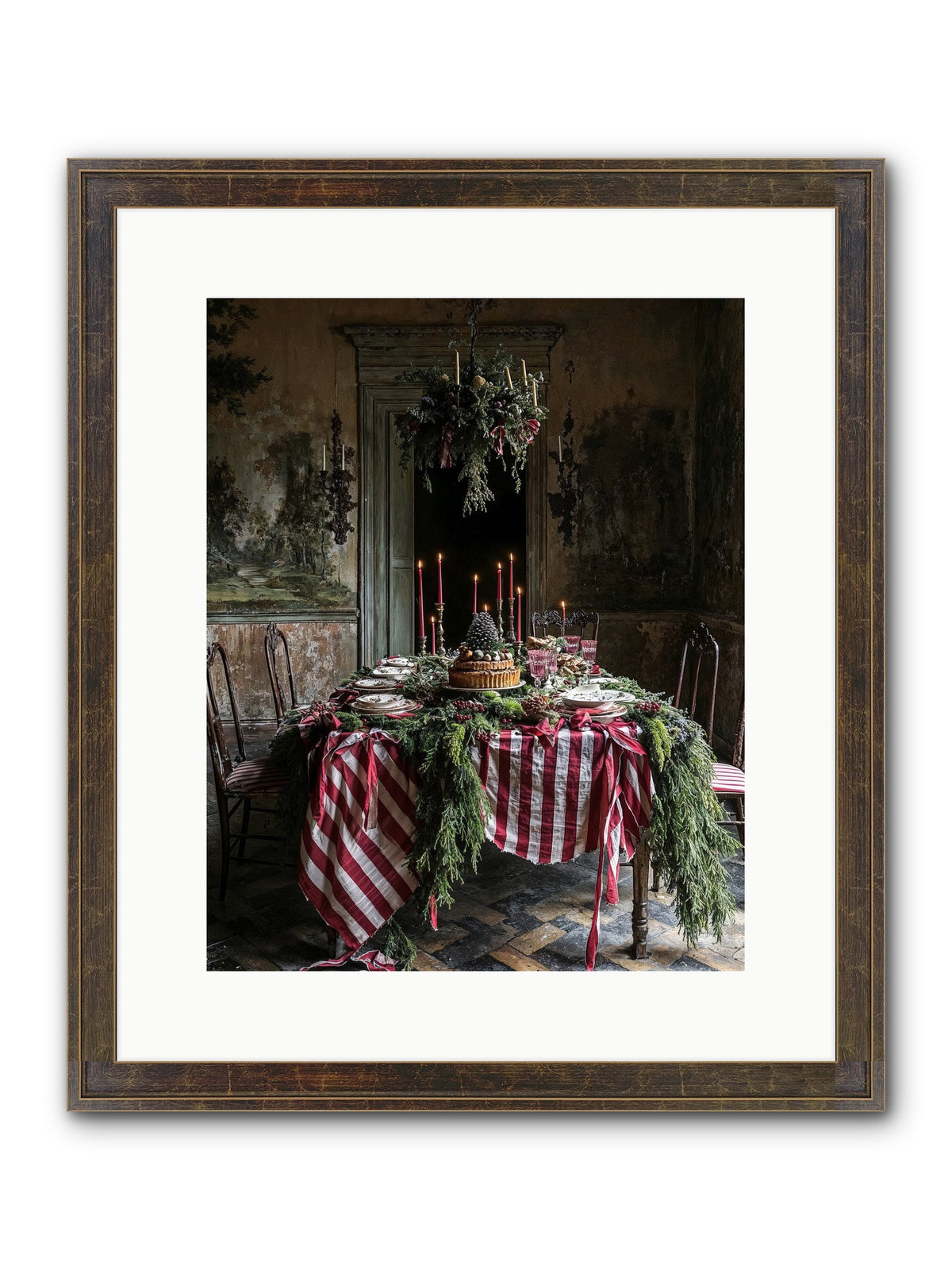December's Grand Soirée Framed Print - Slimwoods Black/Gold 12x15