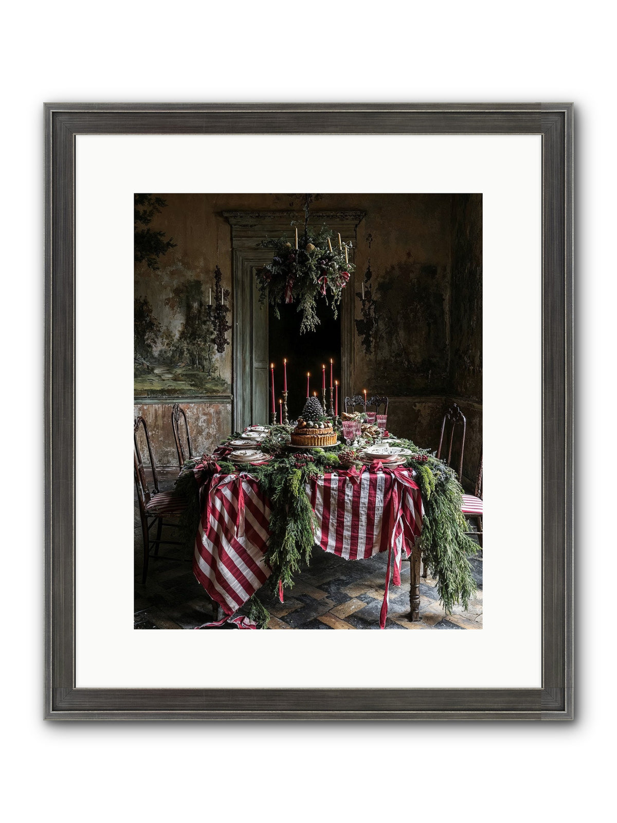 December's Grand Soirée Framed Print - Slimwoods Black/Silver 12x15