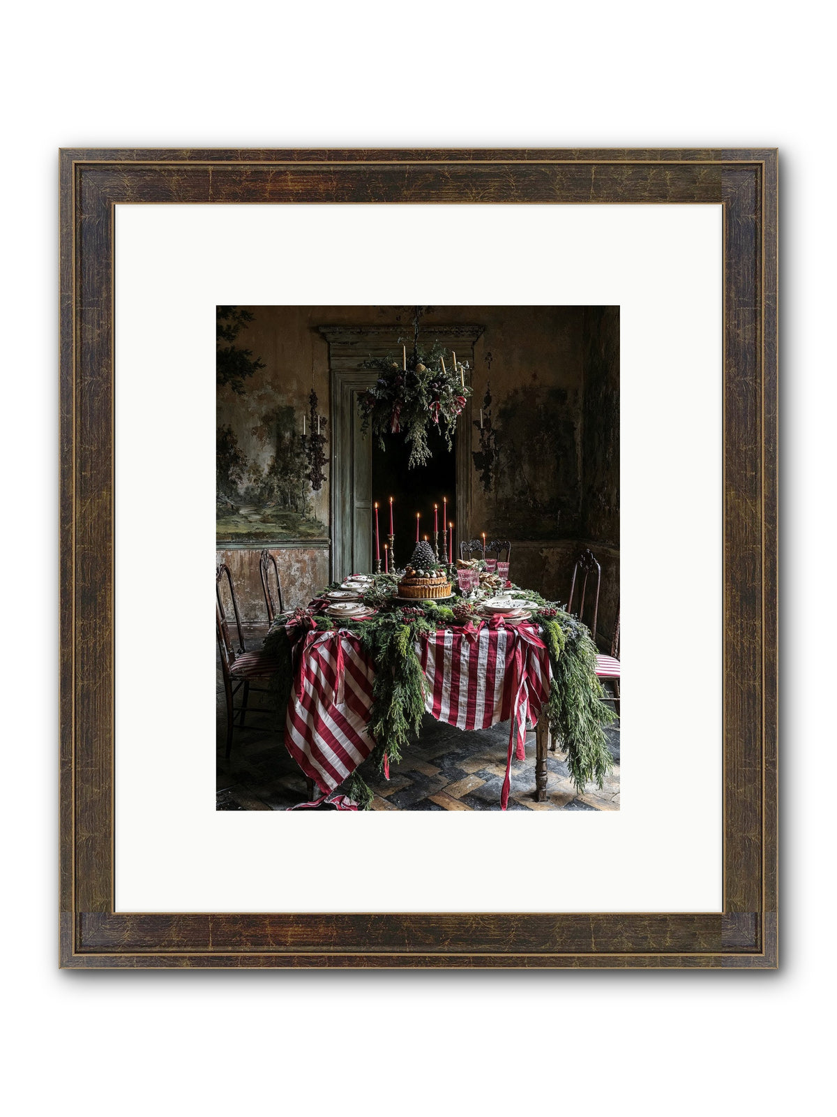 December's Grand Soirée Framed Print - Slimwoods Black/Gold 8x10