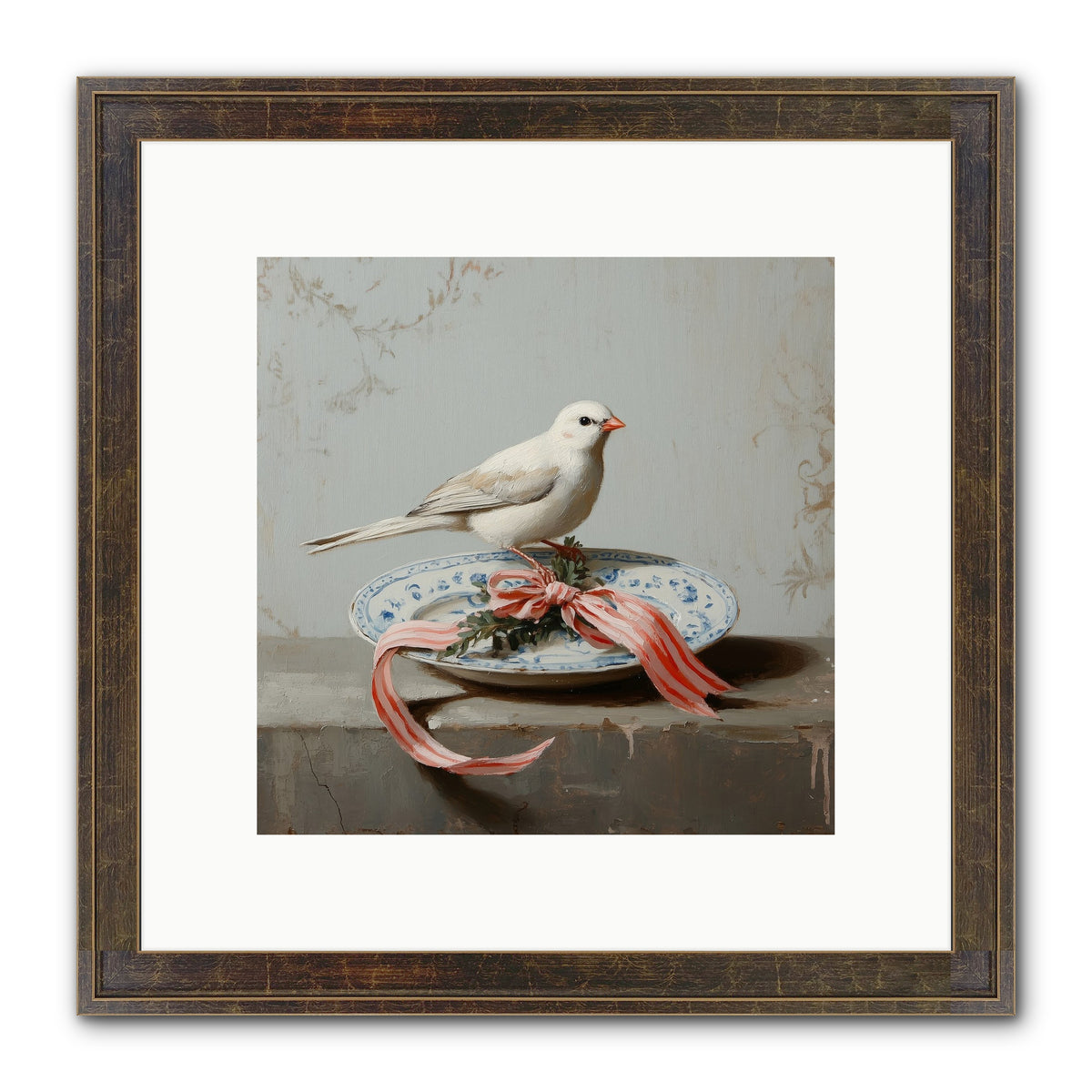 December's Sweet Melody Framed Print - Slimwoods Black/Gold 10x10