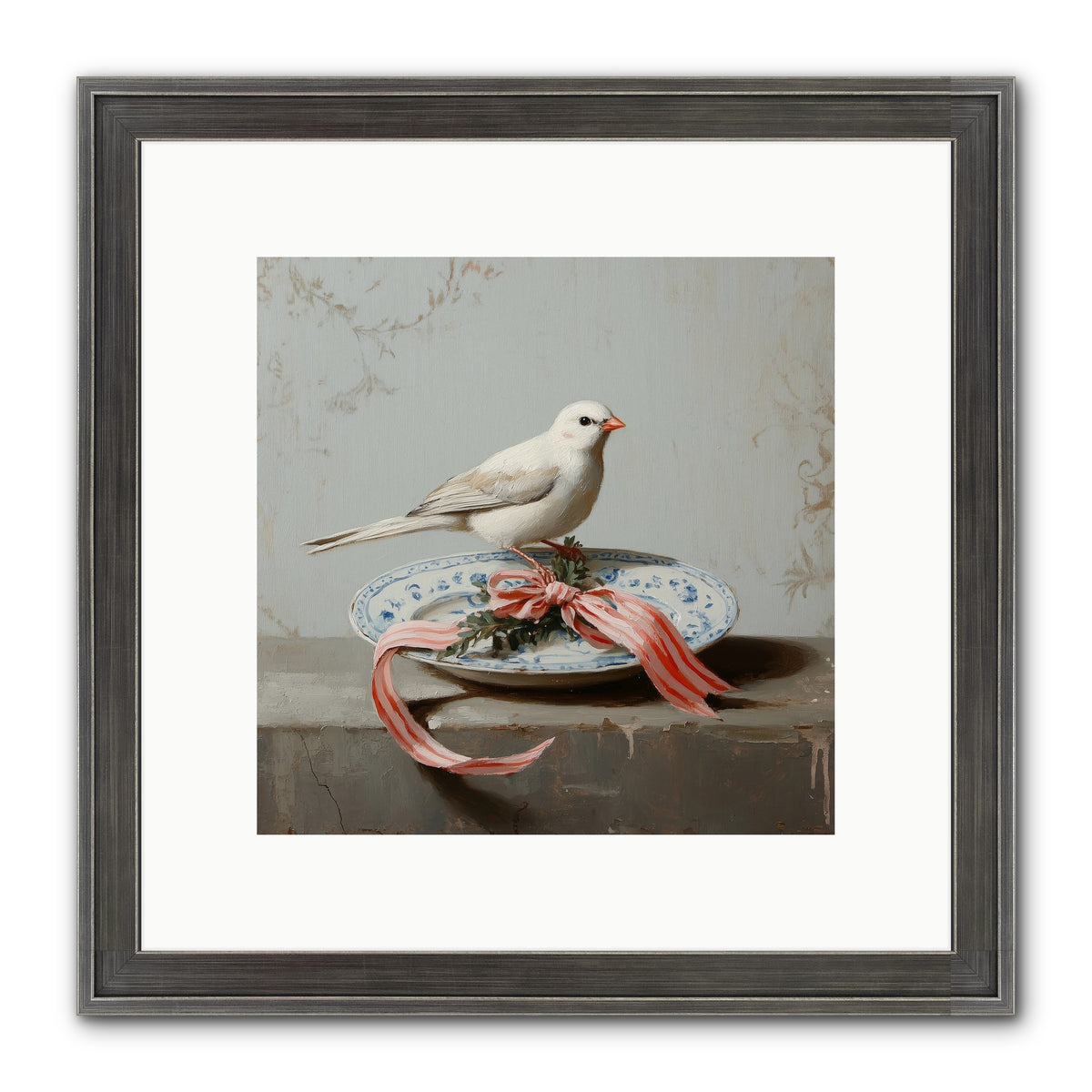 December's Sweet Melody Framed Print - Slimwoods Black/Silver 10x10